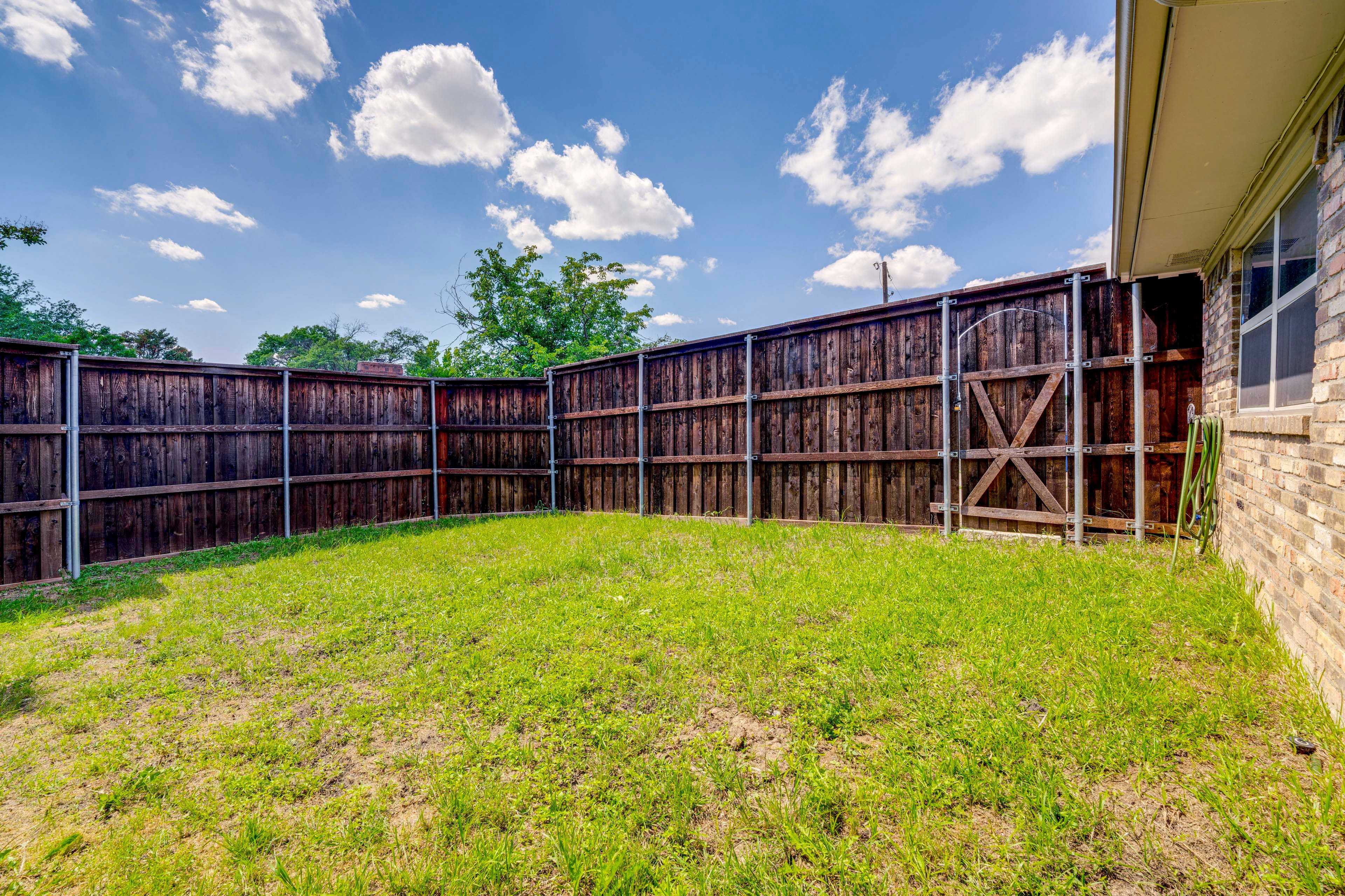 Fenced Backyard