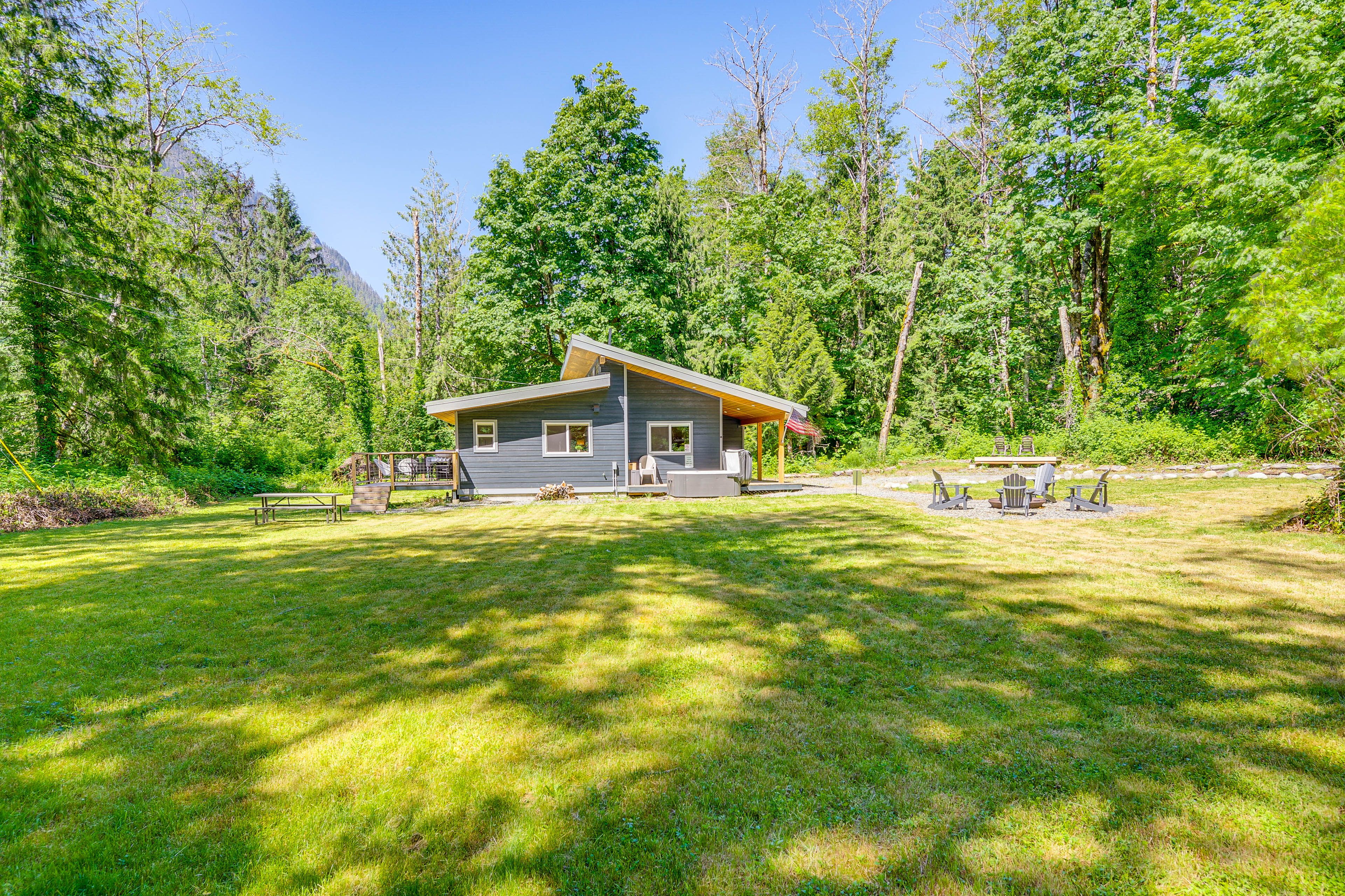 Cabin Exterior | Spacious Yard