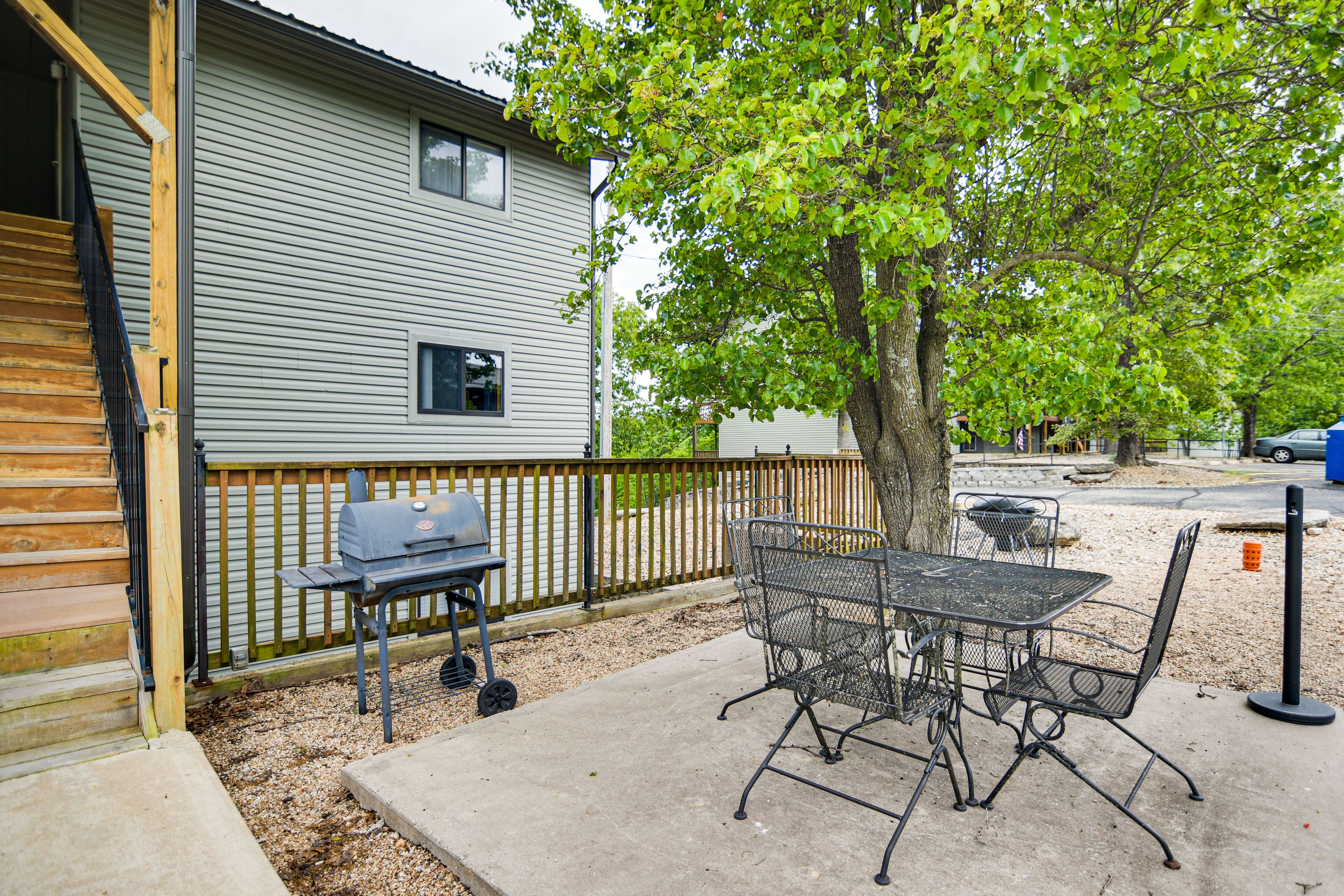 Shared Patio | Charcoal Grill