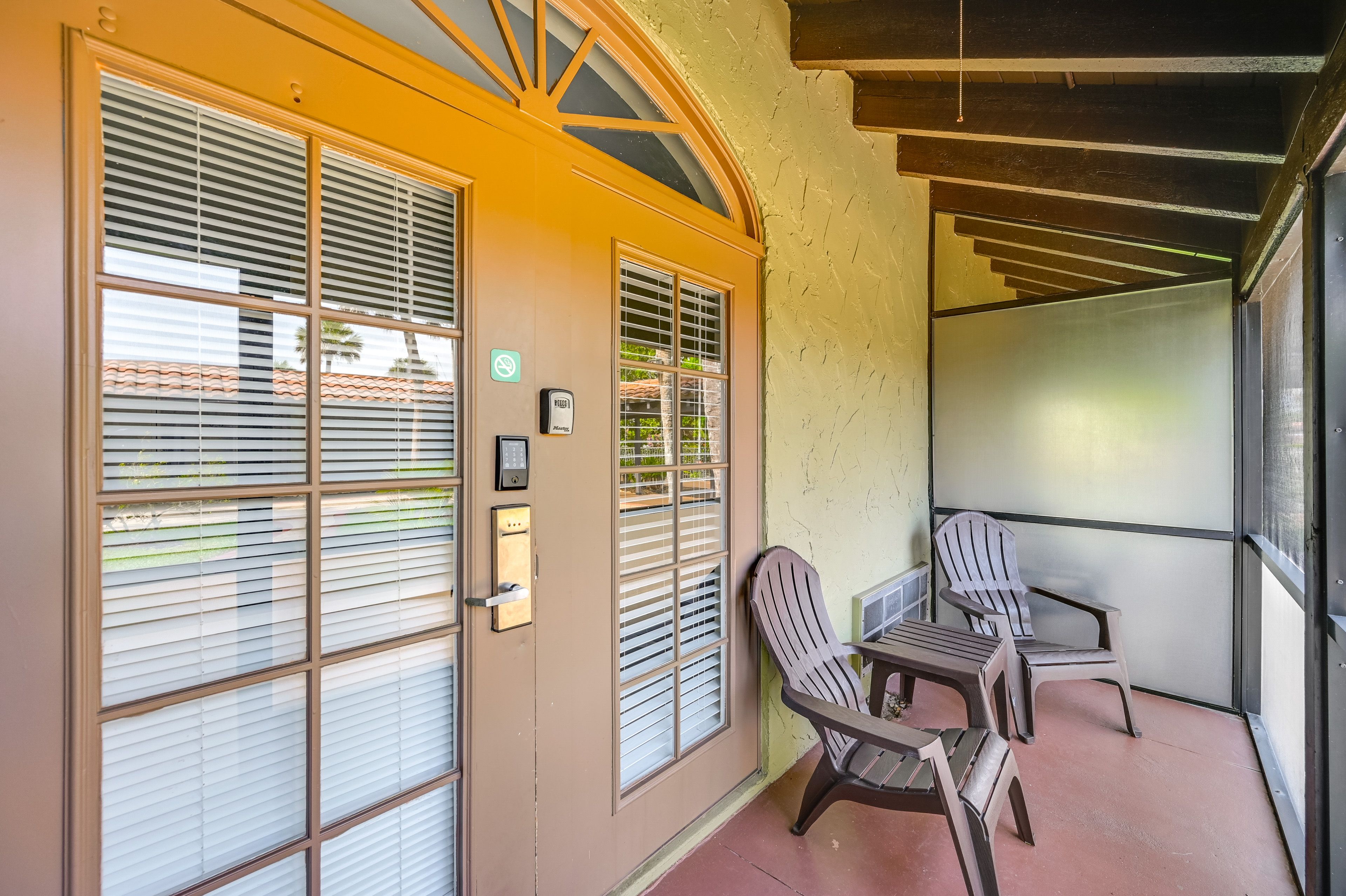 Unit Exterior | Screened Porch | Single-Story Condo