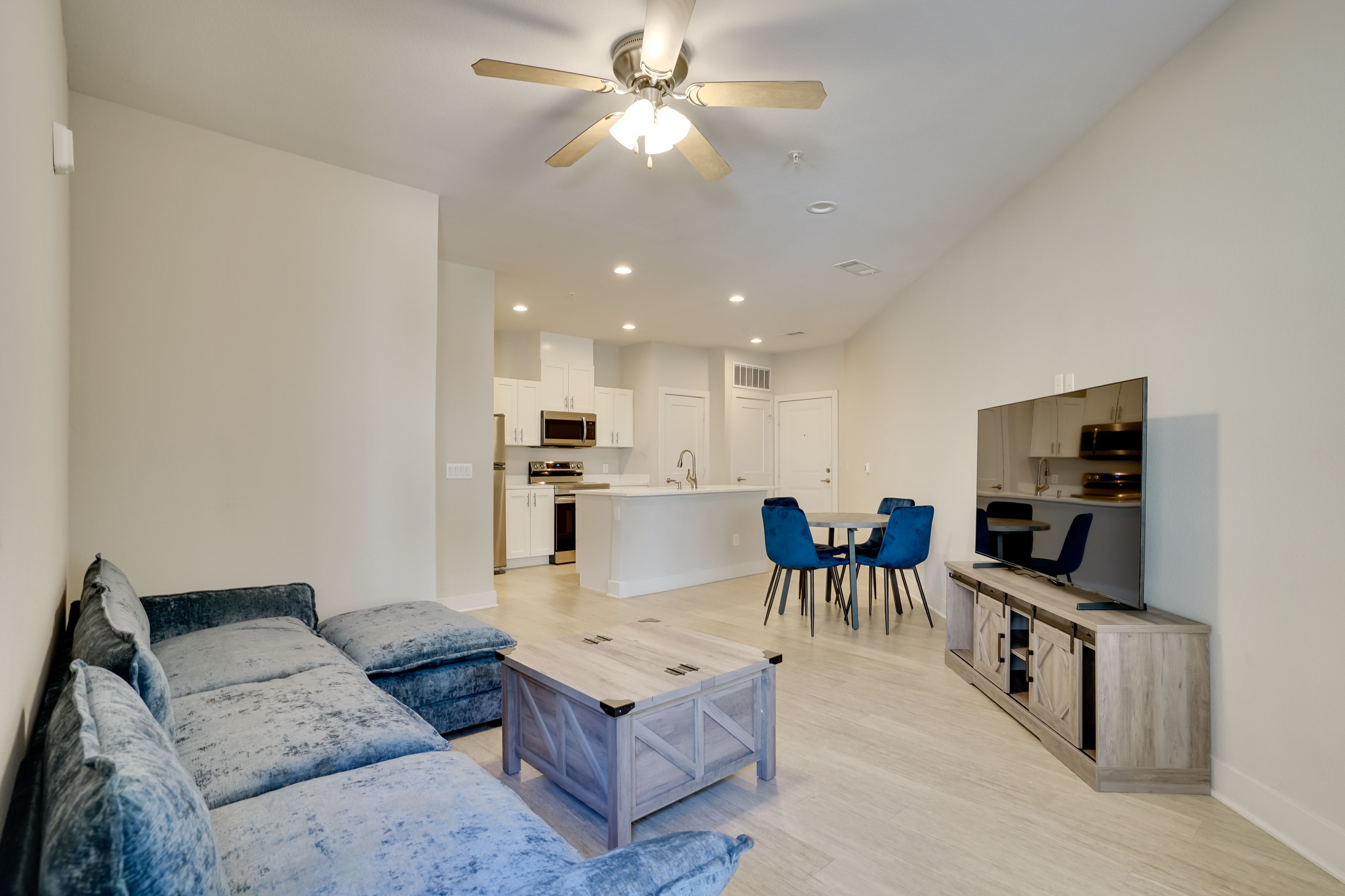 Crowley Vacation Rental | 1BR | 1BA | 3 Steps to Enter | 753 Sq Ft