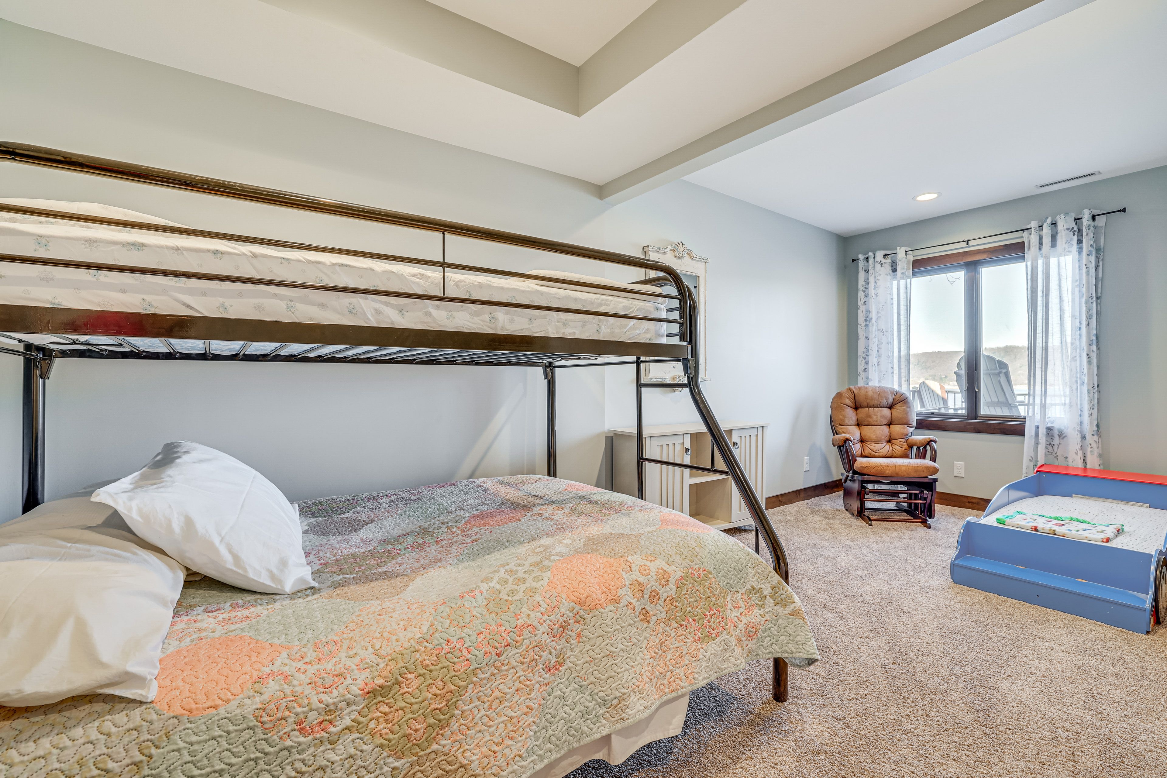 Bedroom 3 | Twin Bed | Twin/Full Bunk Bed | Basement