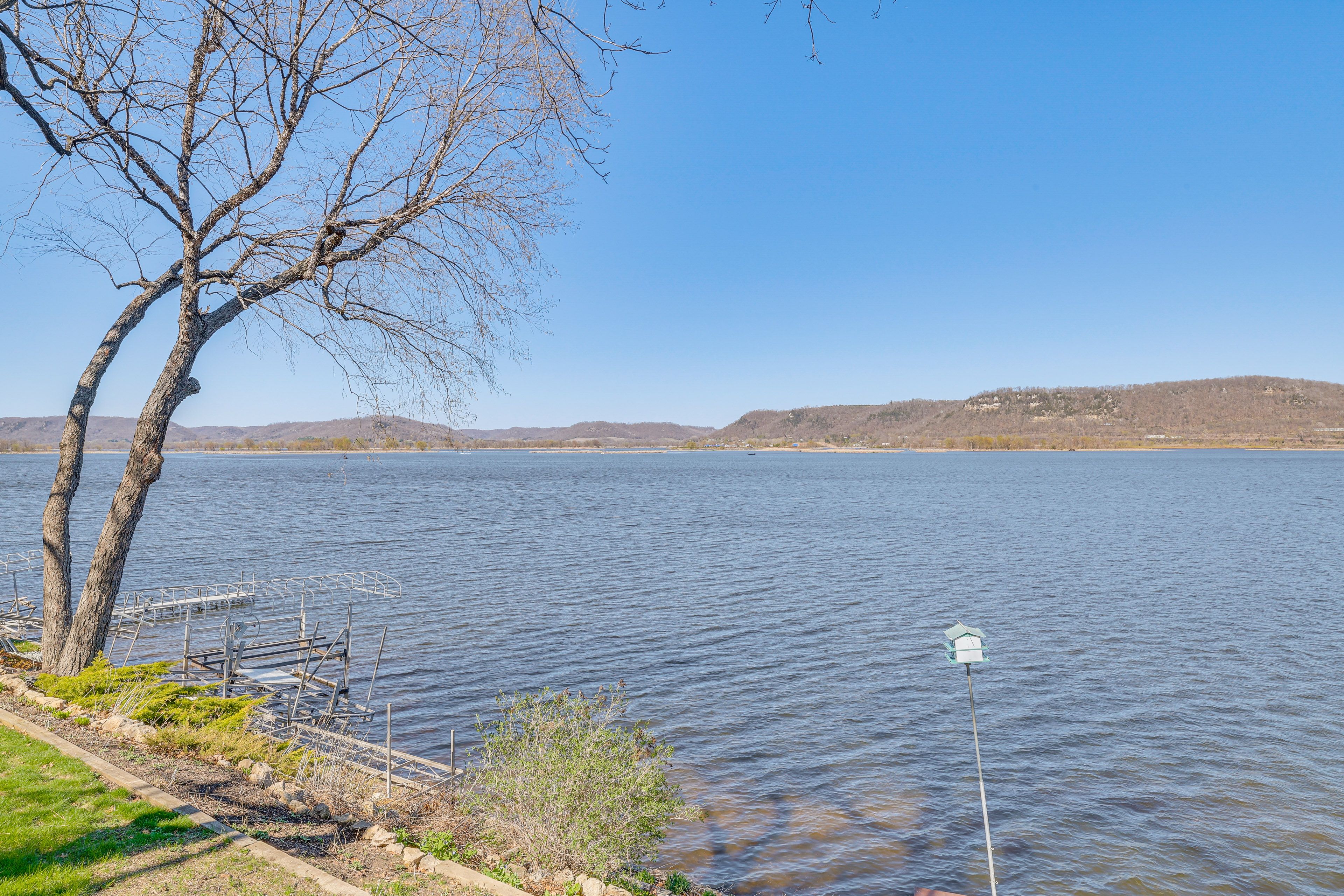 House Exterior | Private Yard w/ Games | Seasonal Boat Dock | River Access