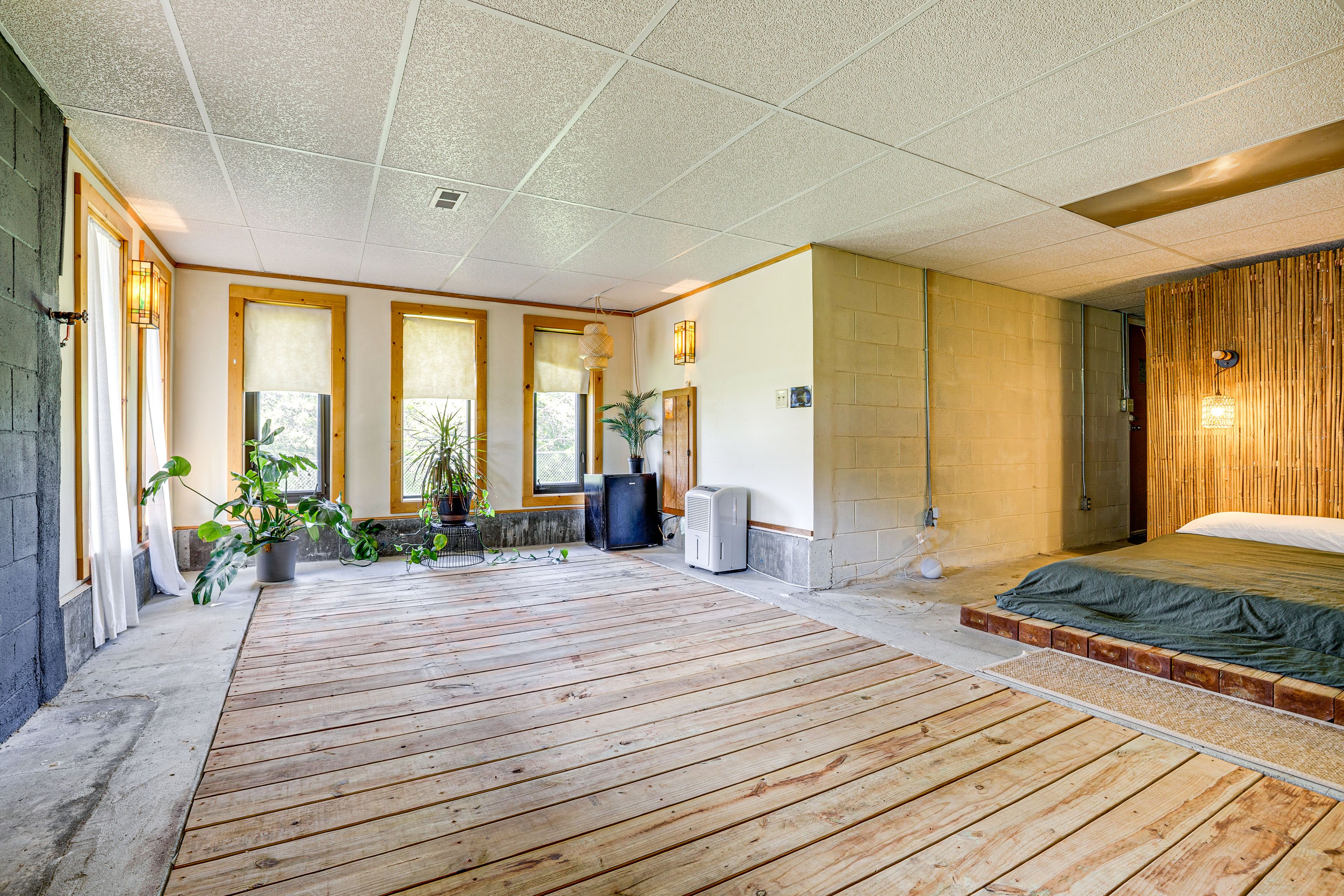 Bedroom 3 | Basement Level | King Bed | Open Concept Bedroom
