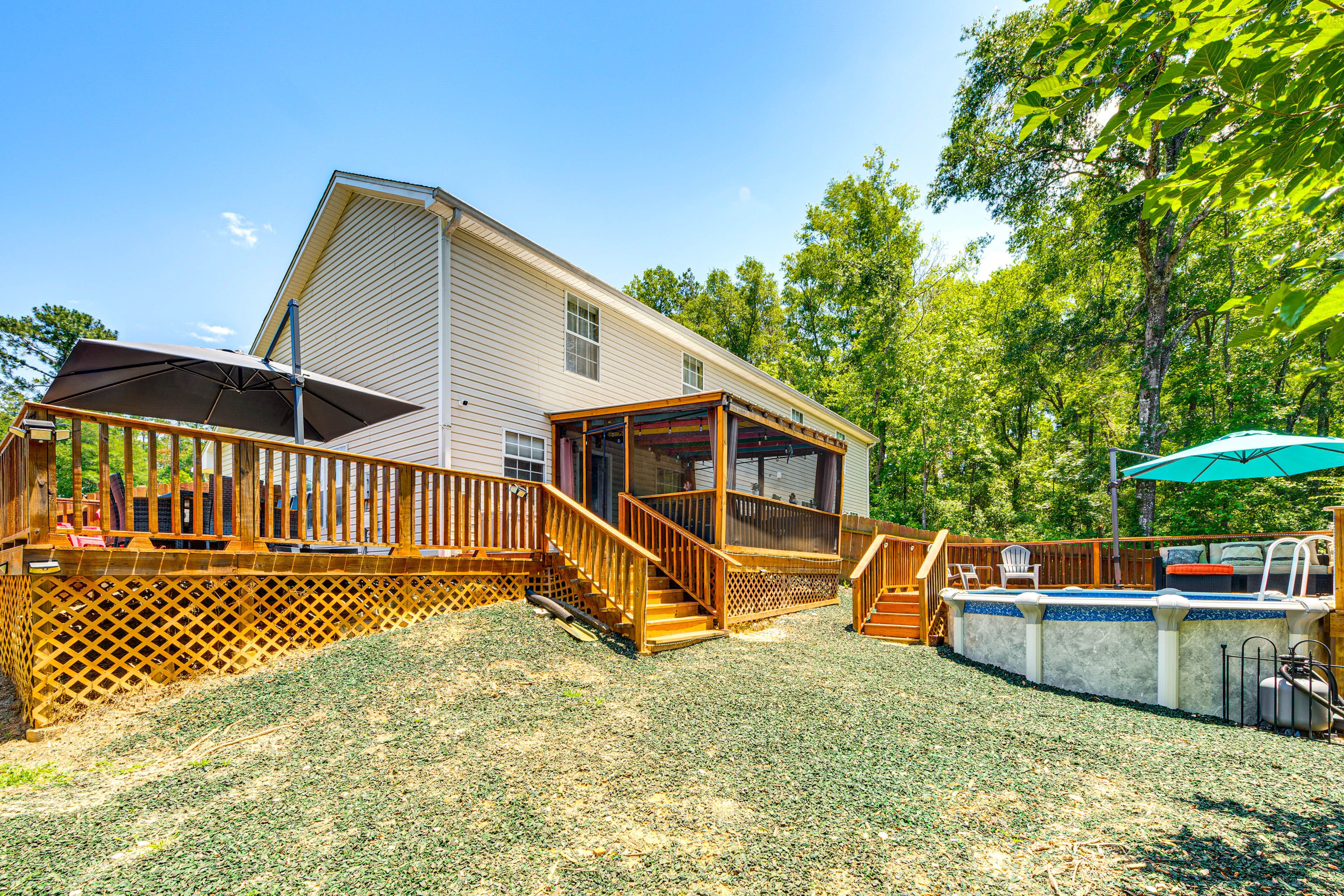 Fenced Backyard