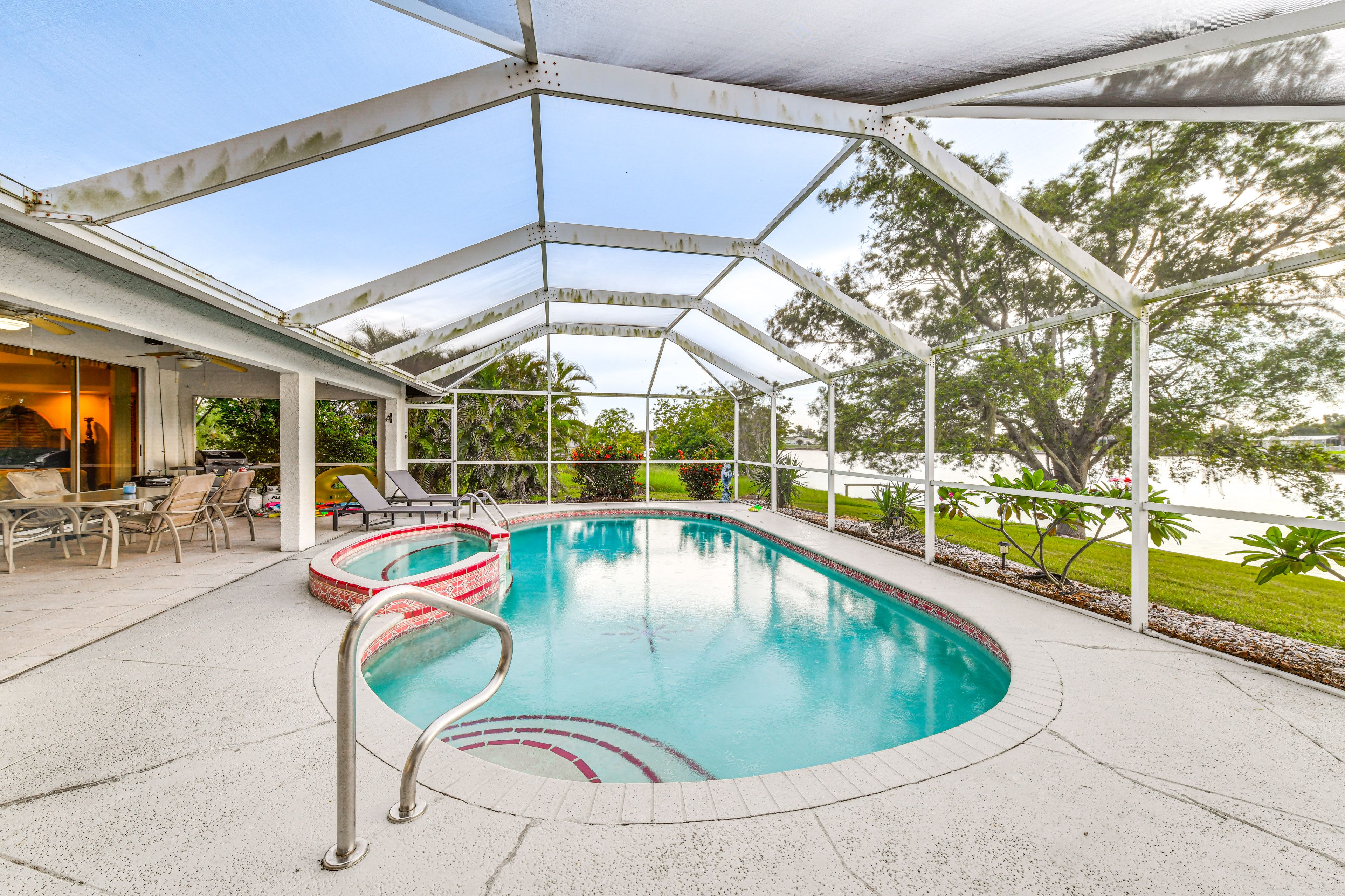 Port Charlotte Vacation Rental | 3BR | 3BA | 2,416 Sq Ft | 1 Step to Enter