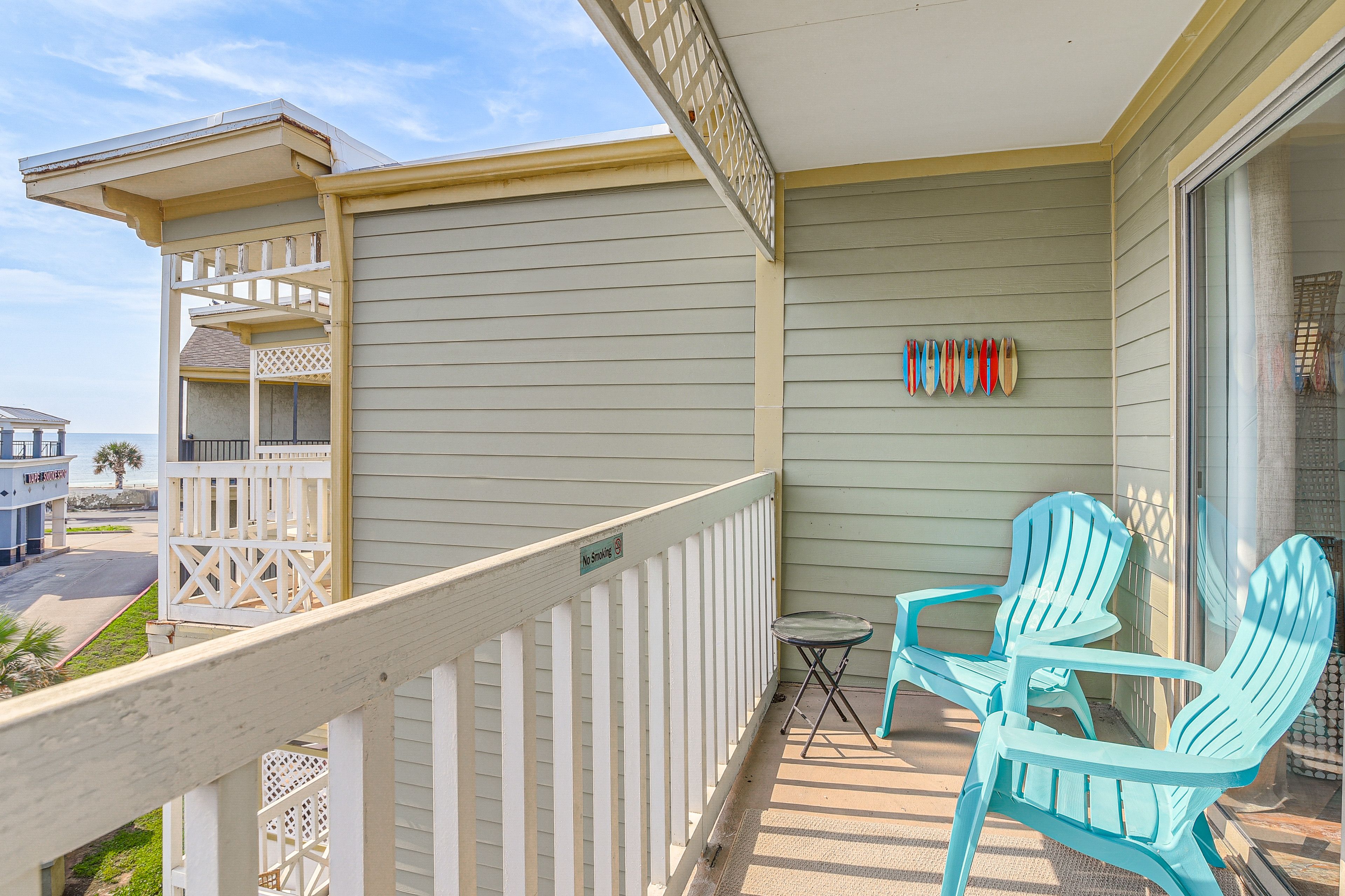 Balcony | Outdoor Seating w/ Ocean View