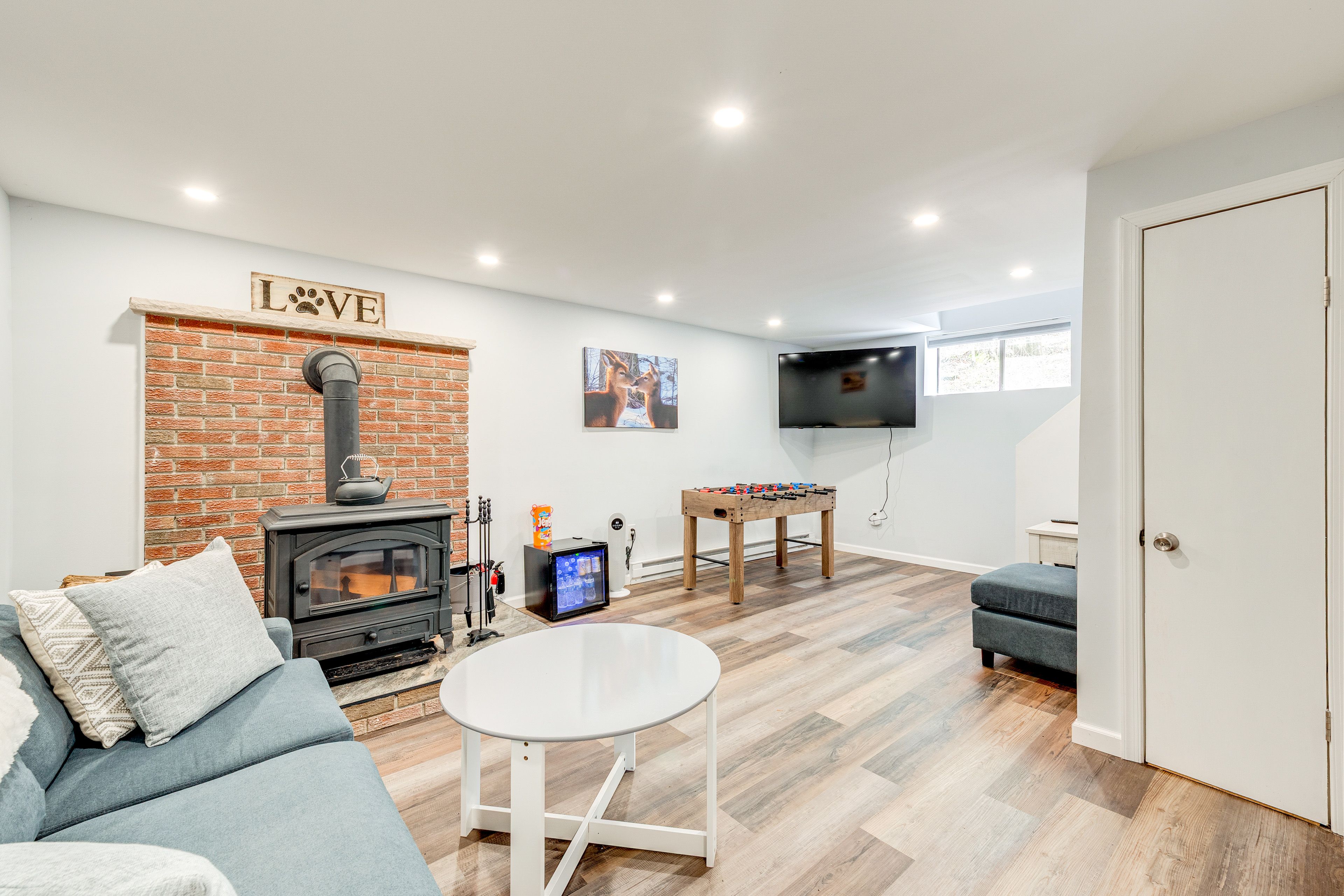 Family Room | Foosball Table | Electric Heating