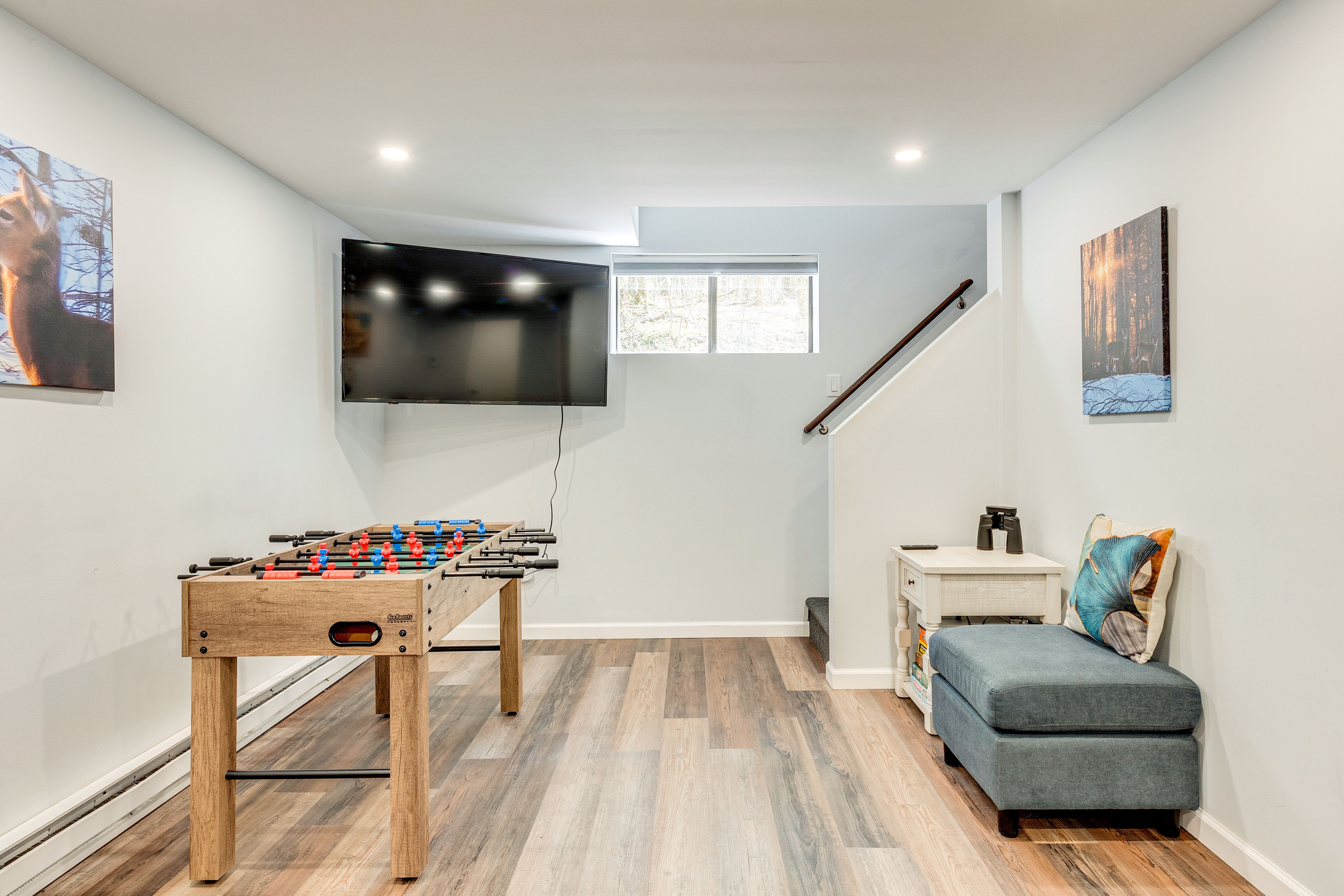 Family Room | Smart TV | Foosball Table | Lower Level