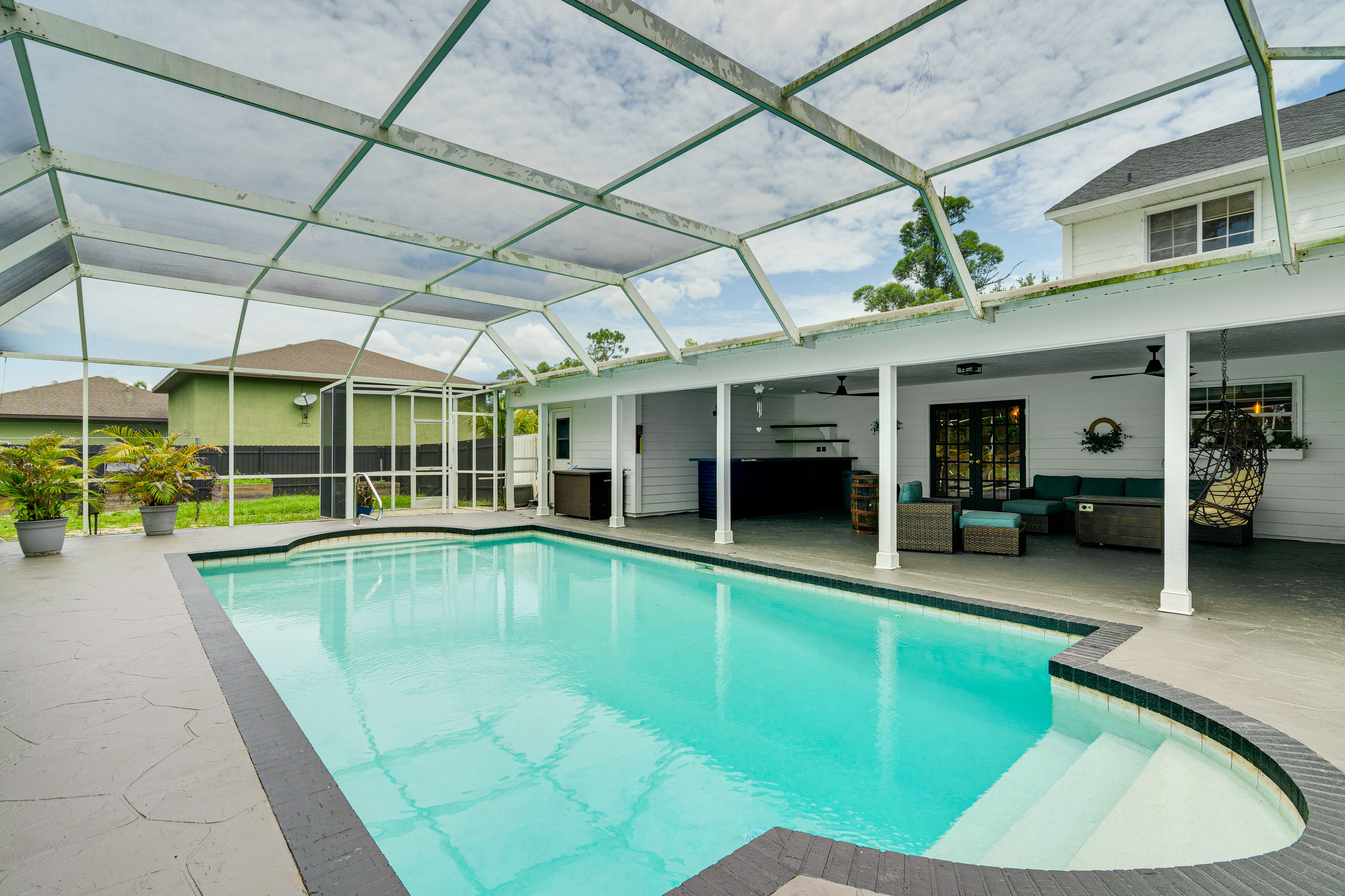 Cape Coral Vacation Rental | 4BR | 3.5BA | 3,764 Sq Ft | Stairs Required