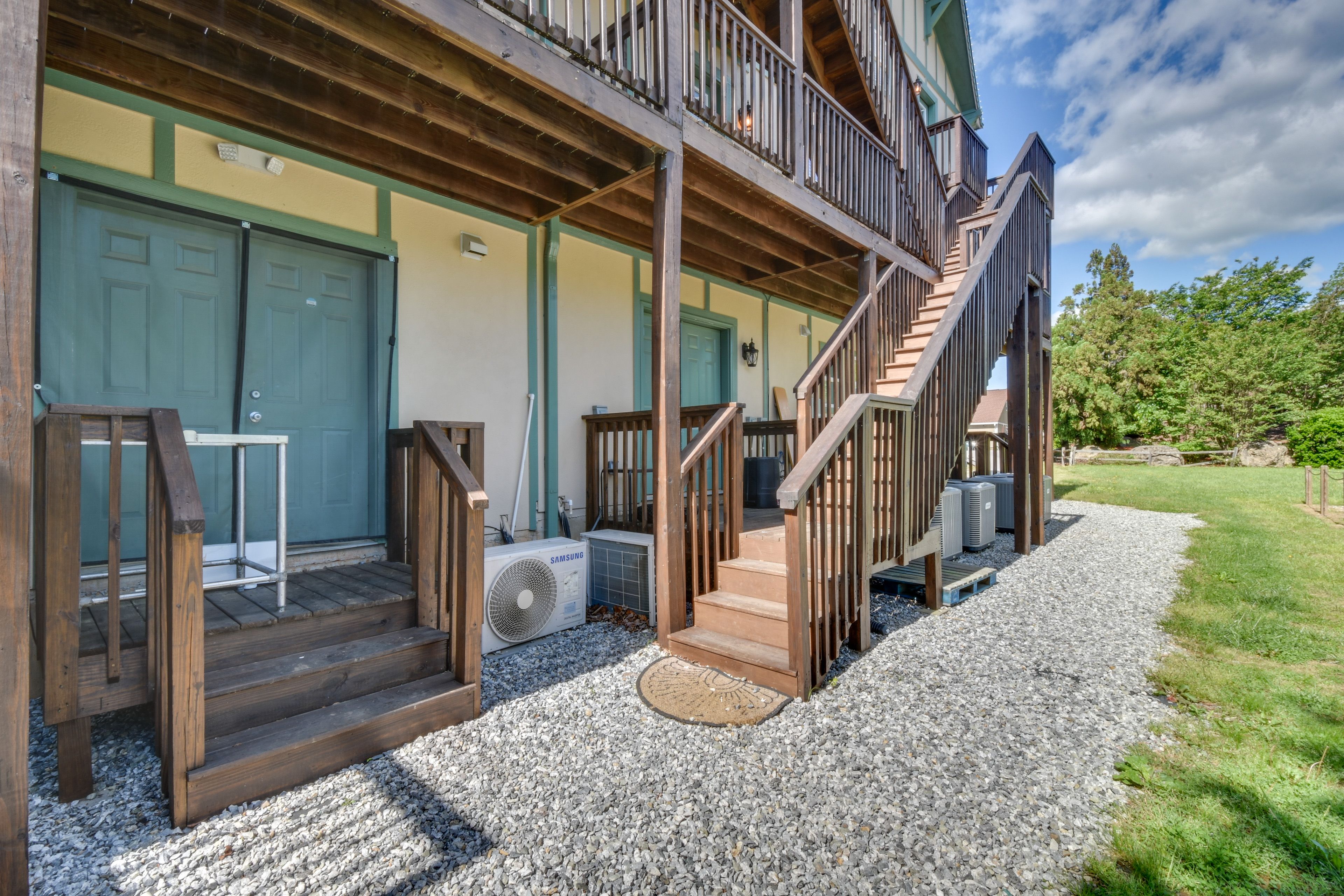 Stairs to Access Condo