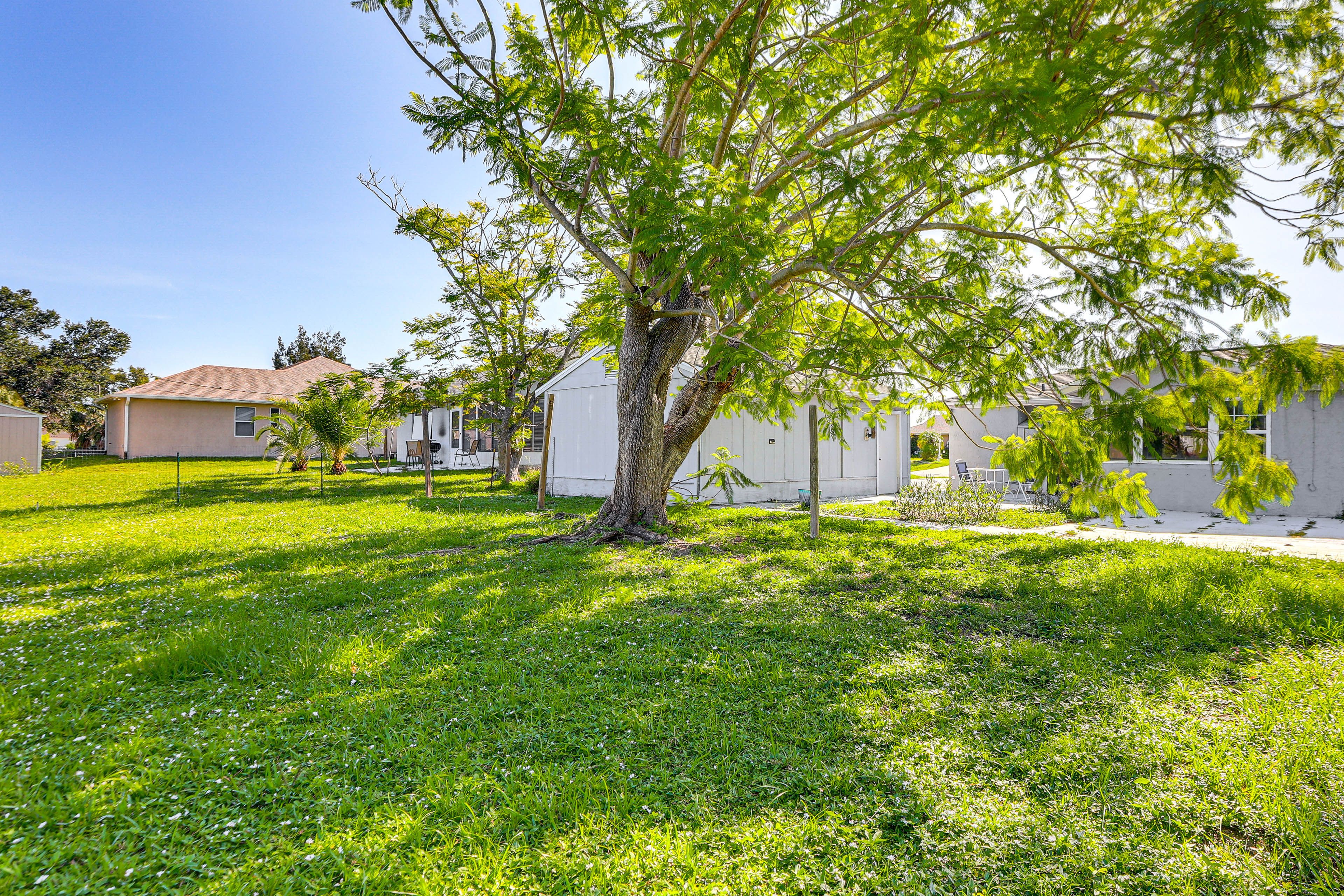 House Exterior | Fenced Backyard