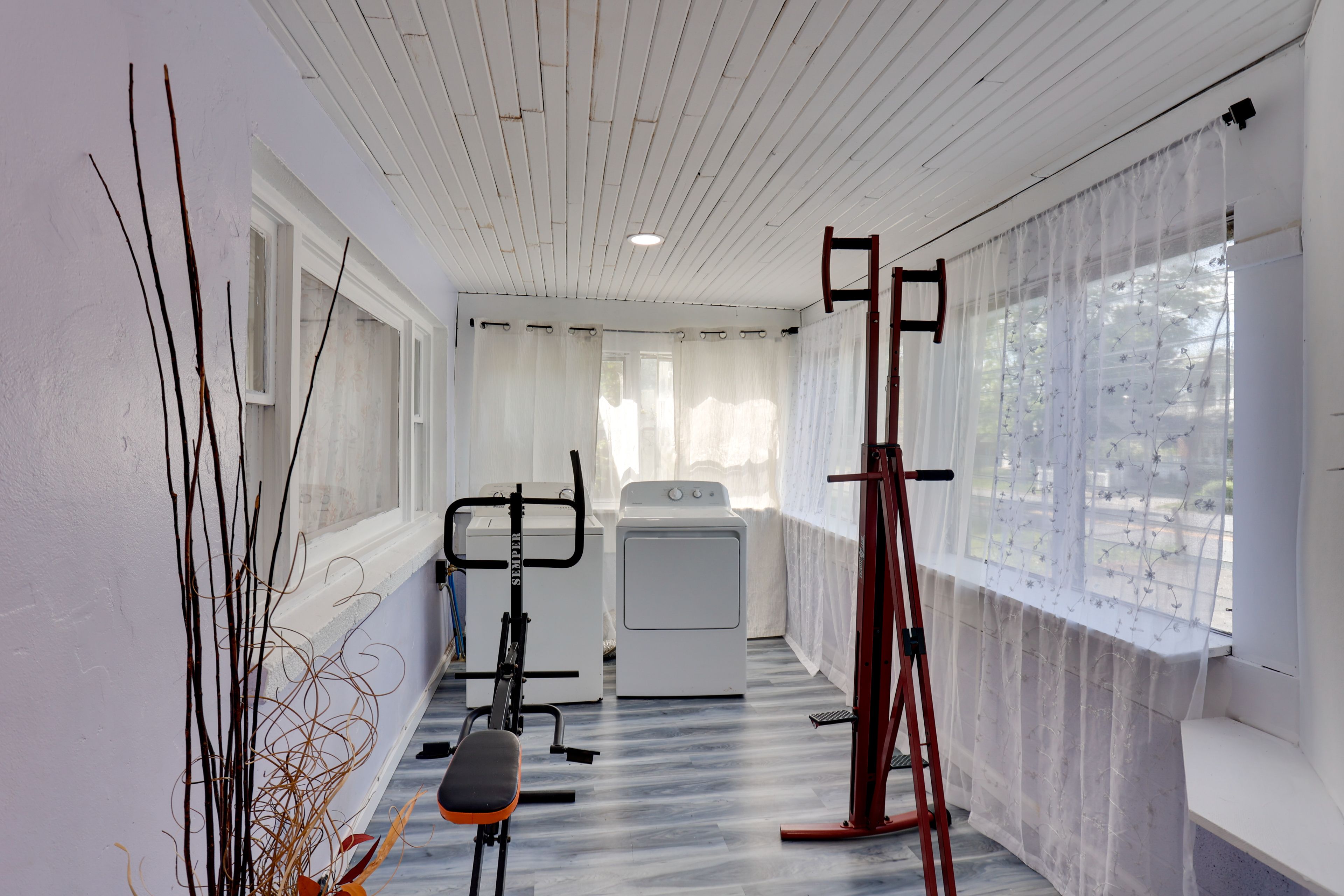 Laundry Area | Workout Equipment