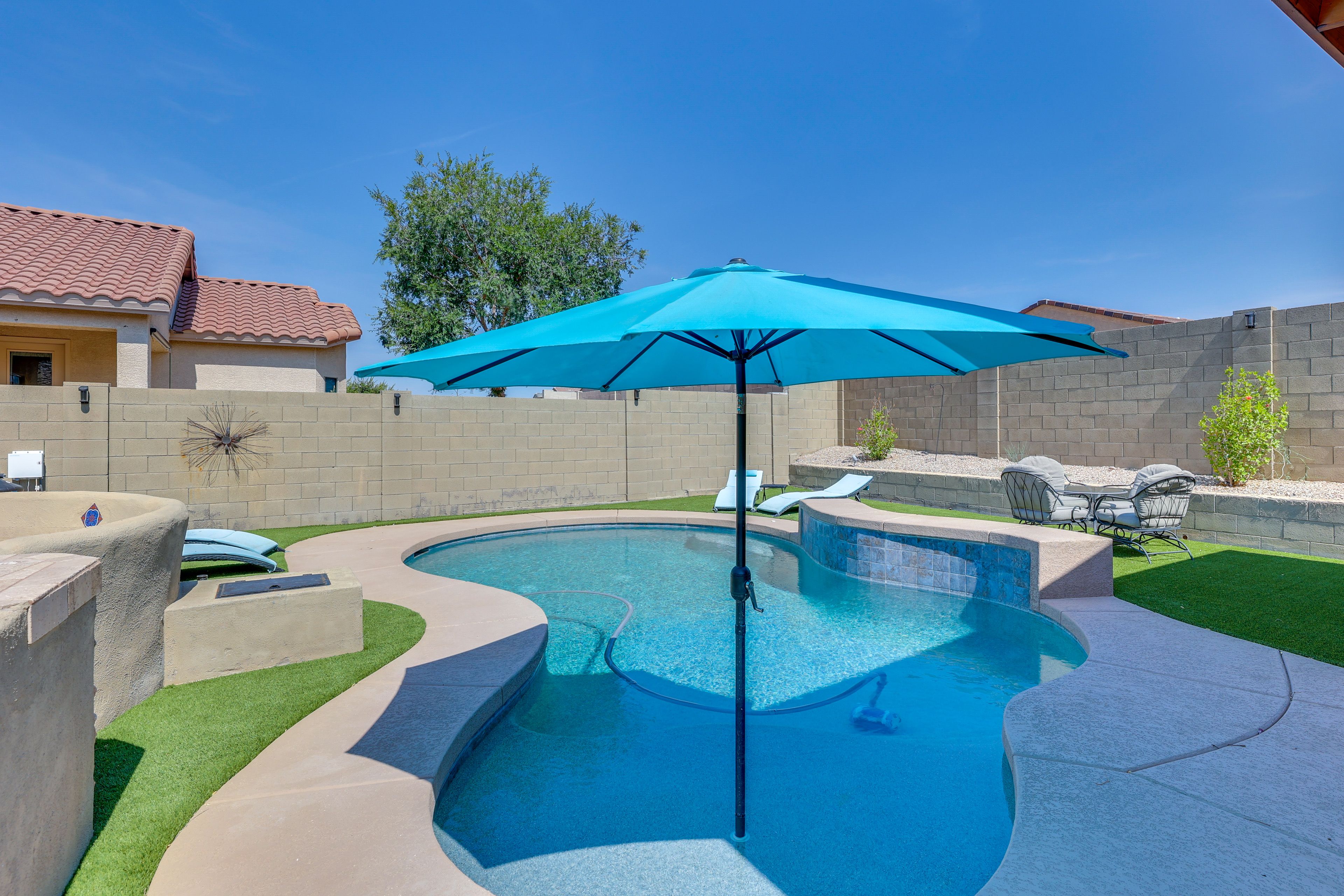 Fenced-In Yard | Private Pool | Gas Fire Pit
