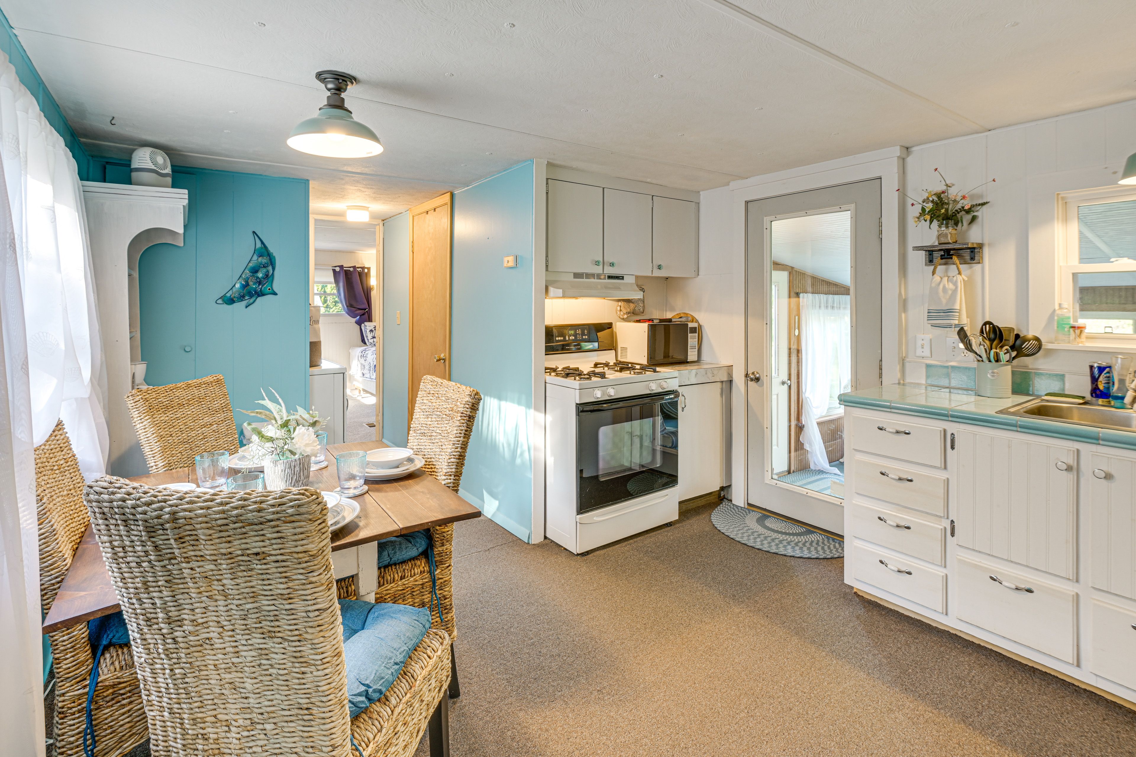 Dining Area & Kitchen | Drip Coffee Maker