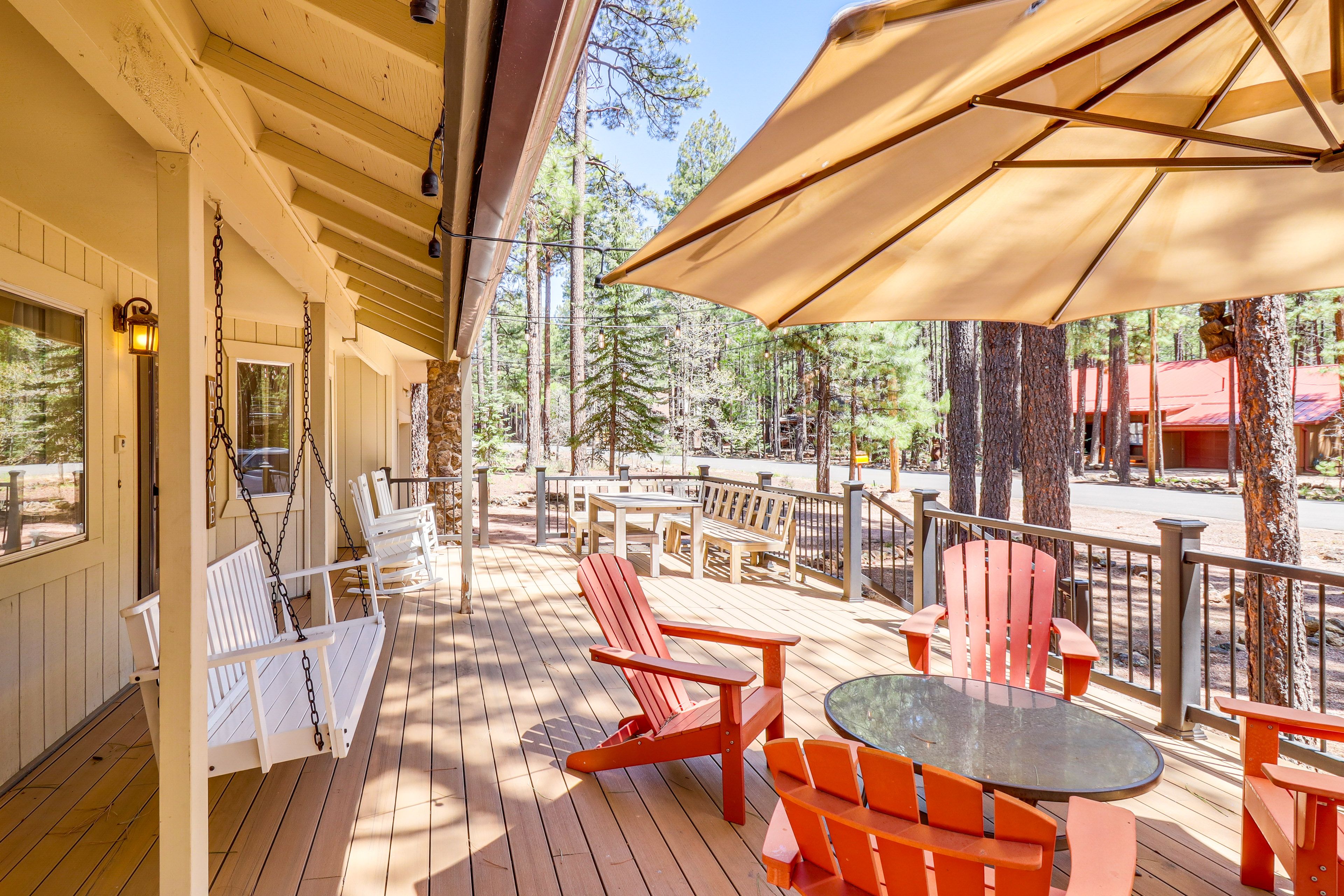 Pinetop Vacation Rental | 5BR | 3BA | 2,754 Sq Ft | 4 Steps Required