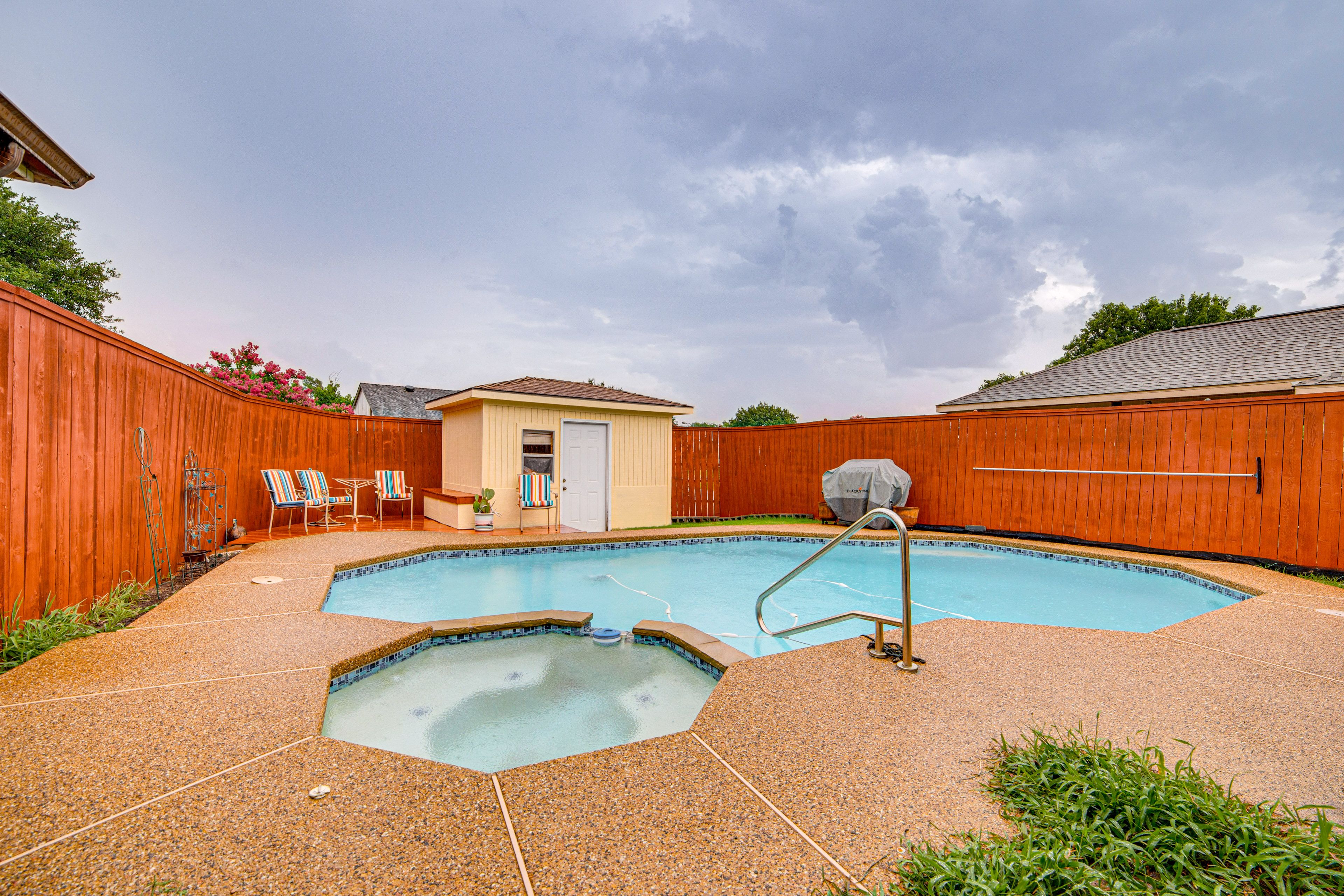 Private Pool w/ Attached Kiddie Pool (Not Heated)