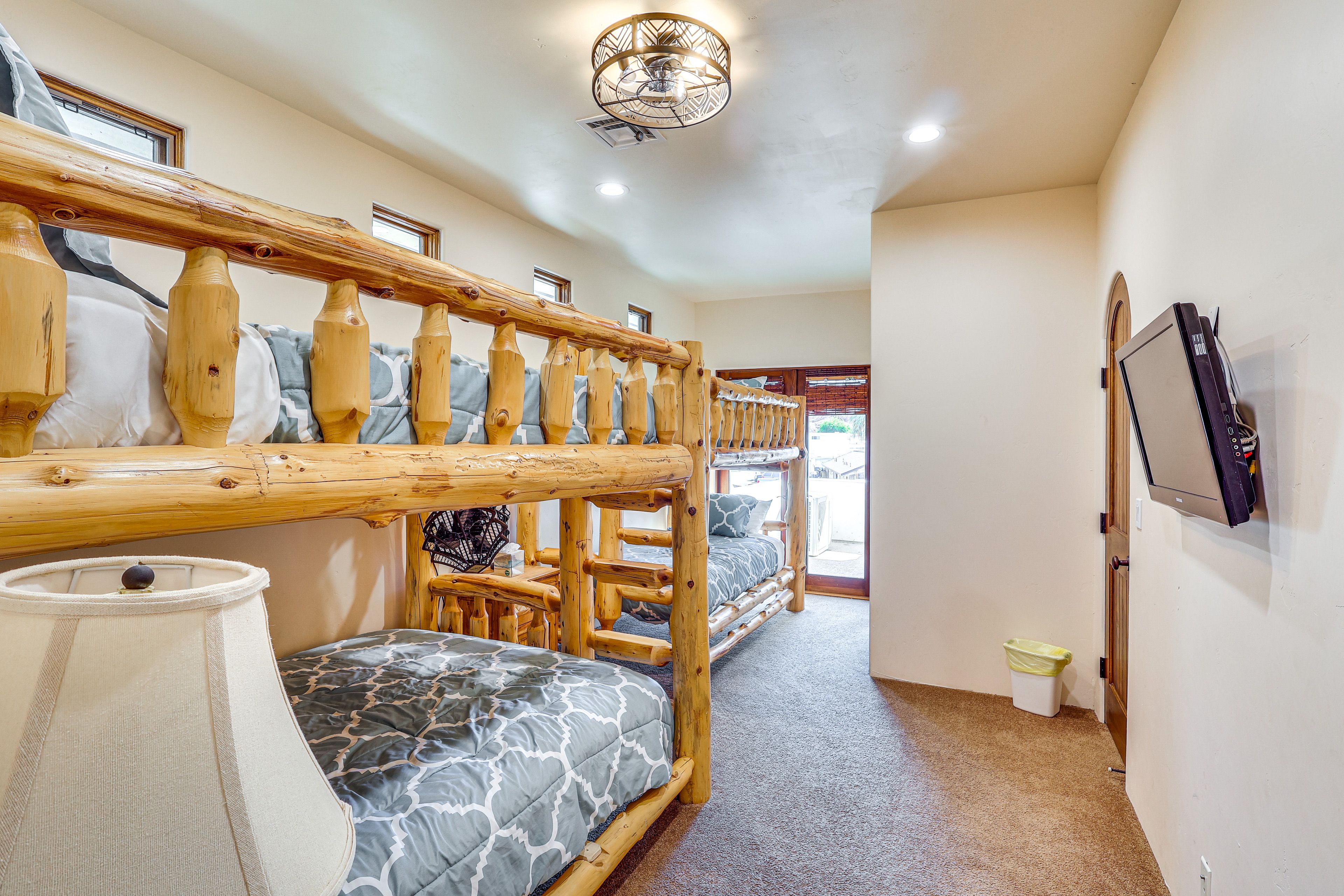 Bedroom 4 | 2nd Floor | Full/Queen Bunk Bed | Twin Bunk Bed | Smart TV