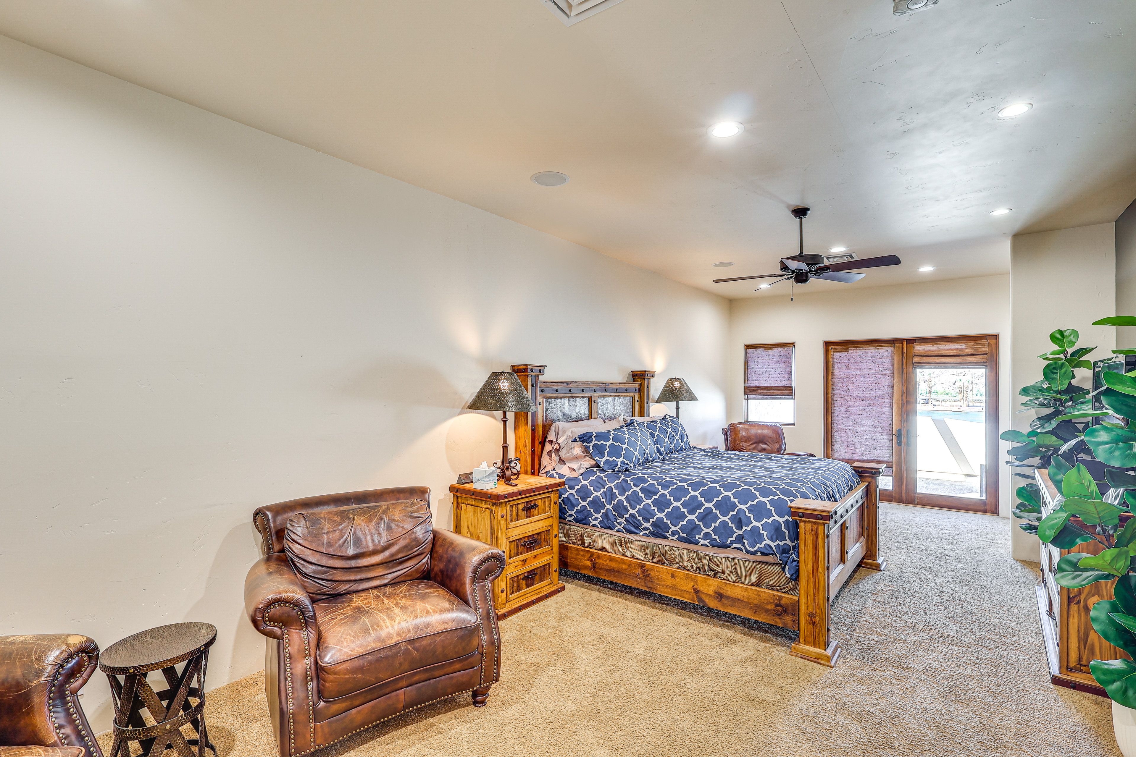 Bedroom 1 | 2nd Floor | King Bed | Smart TV | Balcony Access | Linens Provided