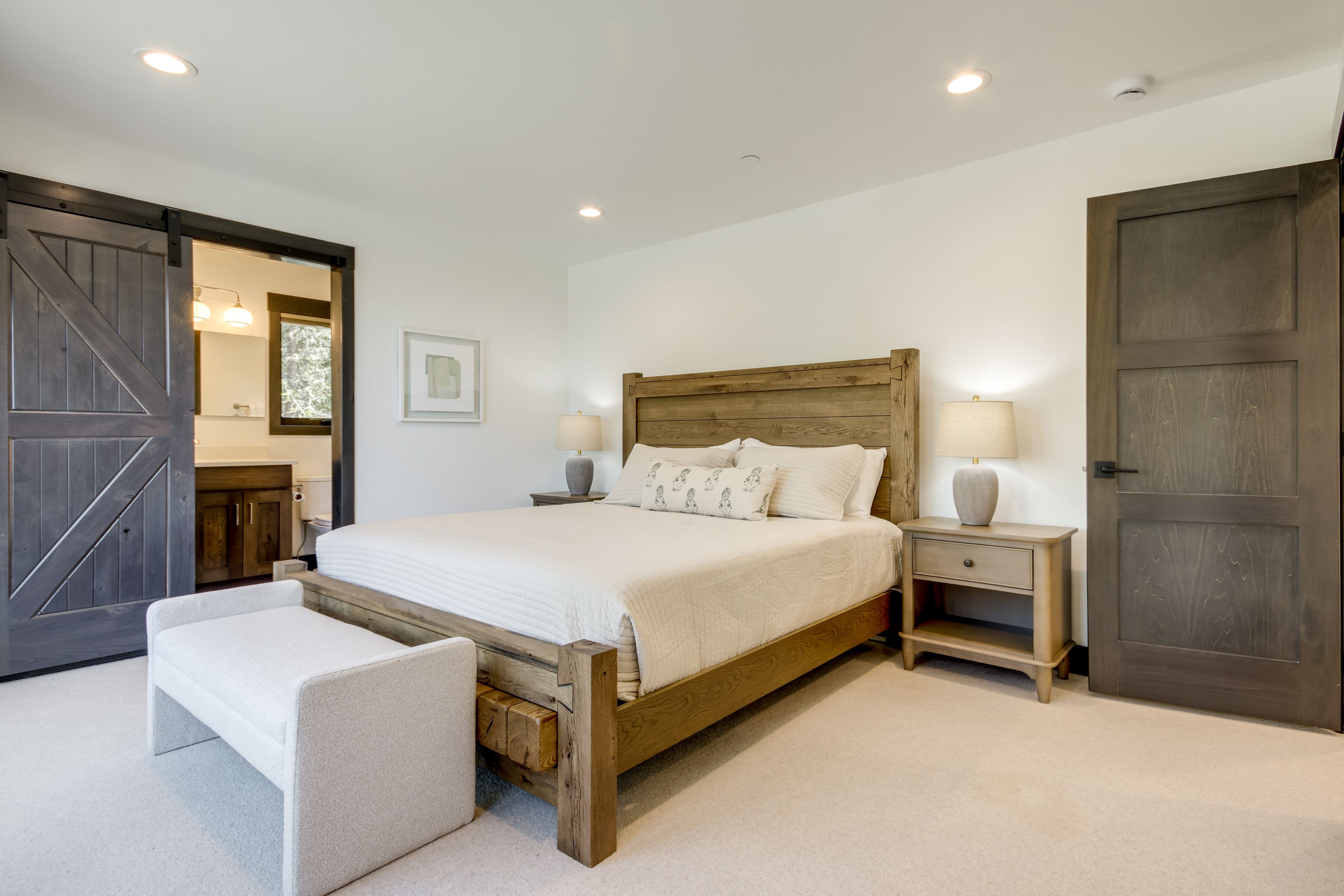 Bedroom 3 | Top Floor | King Bed | Queen Sleeper Sofa