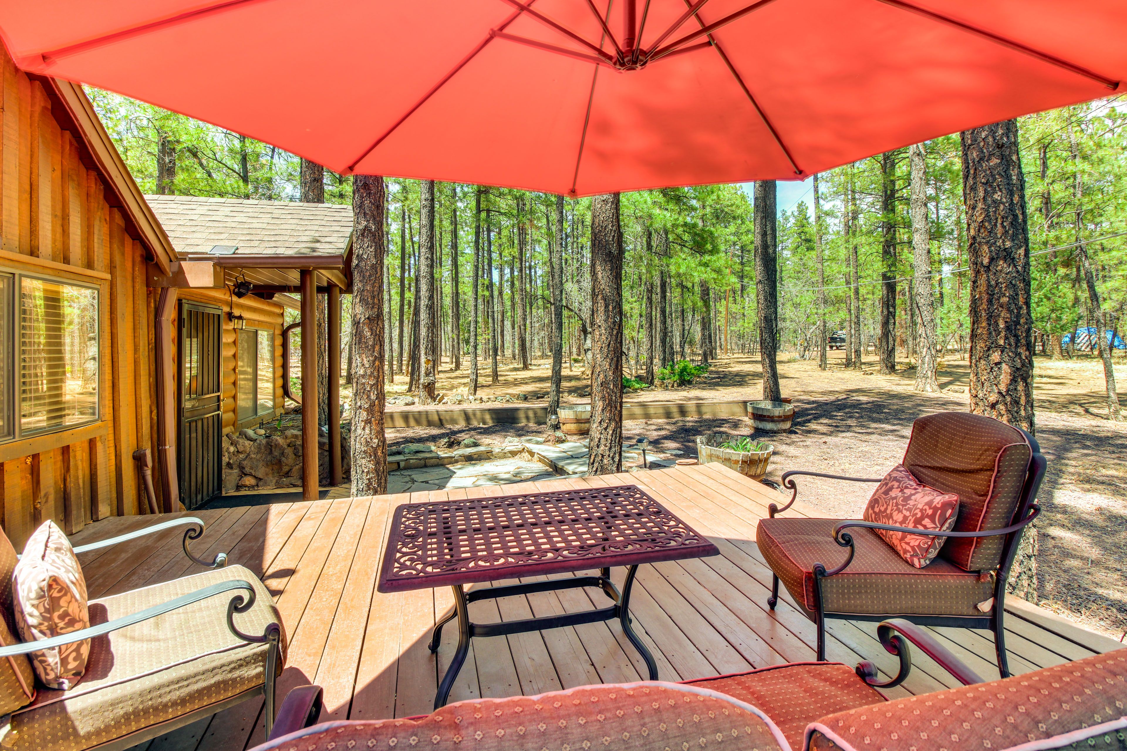 Deck | Gas Grill | Single-Story Cabin