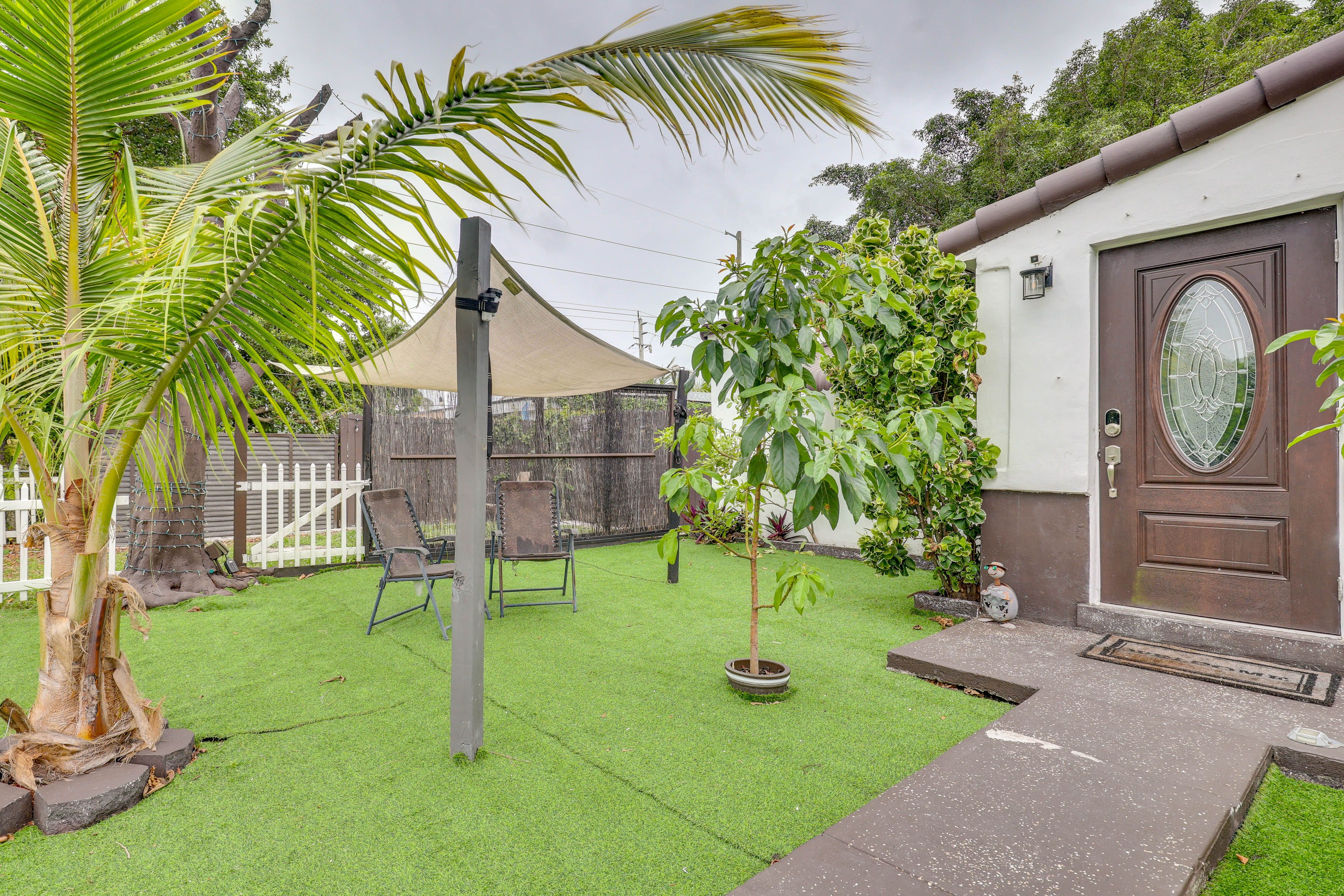 Front Entry | Private Yard Space