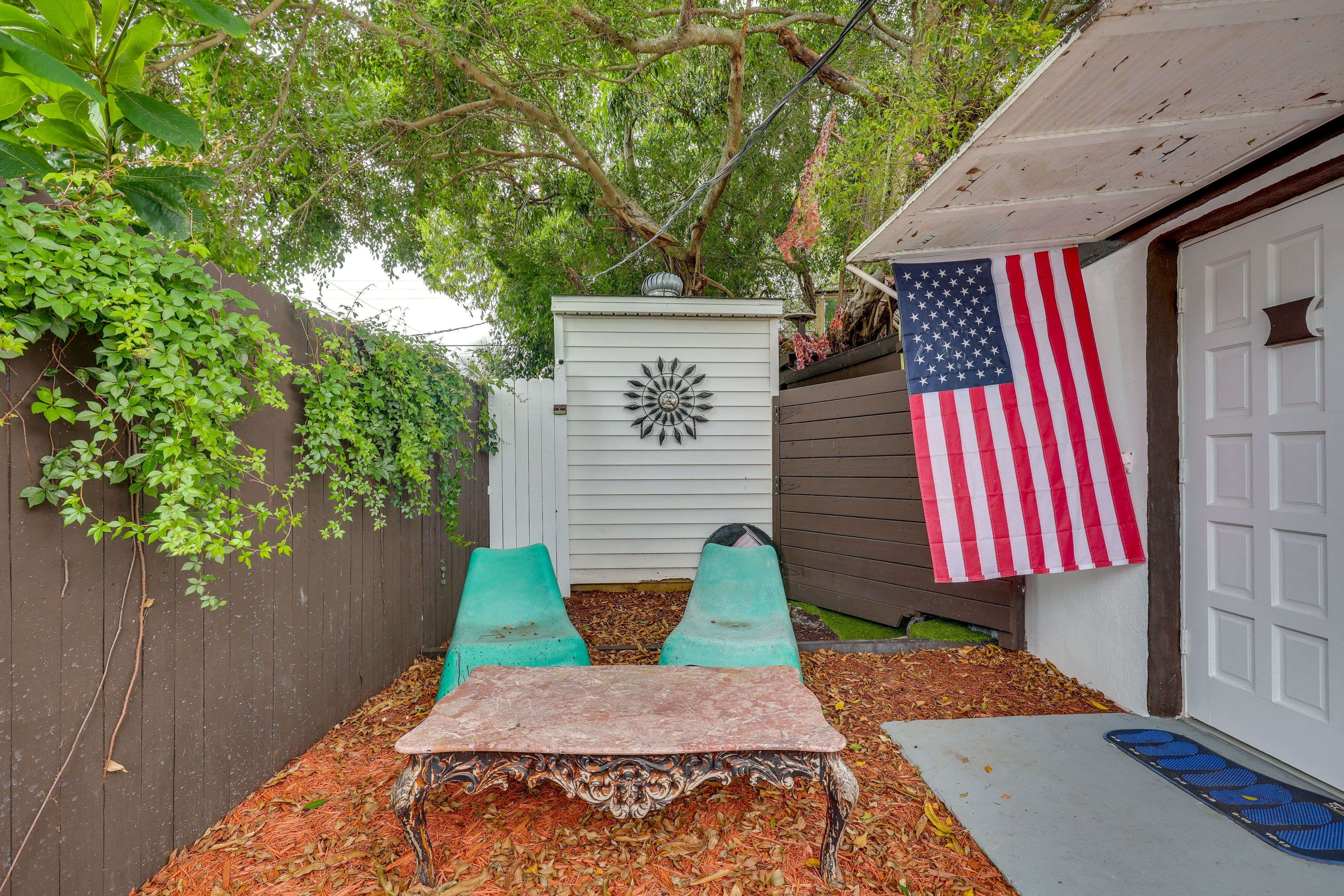 Front Entrance | Private Yard Space