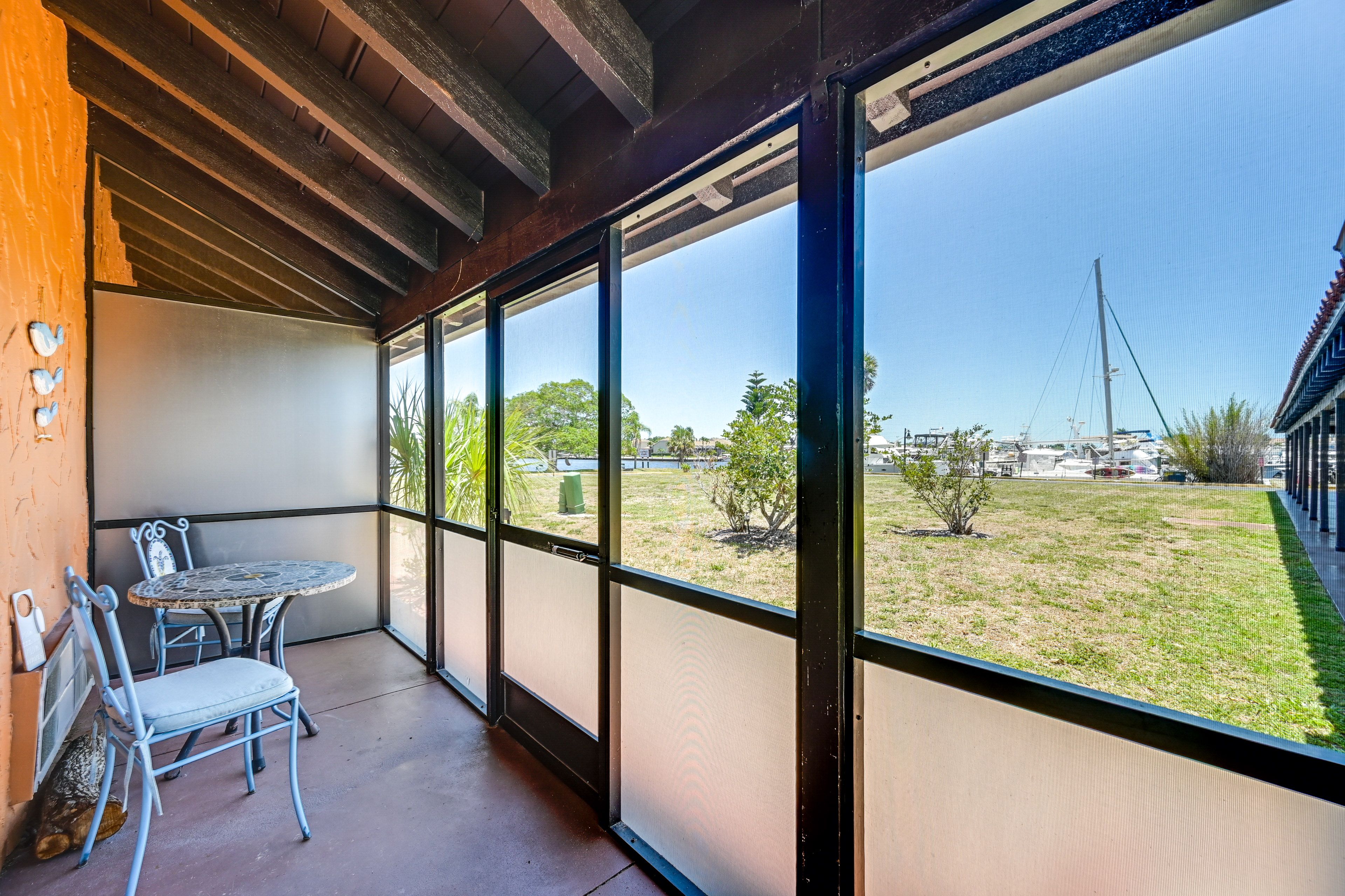 Screened Porch | Marina View