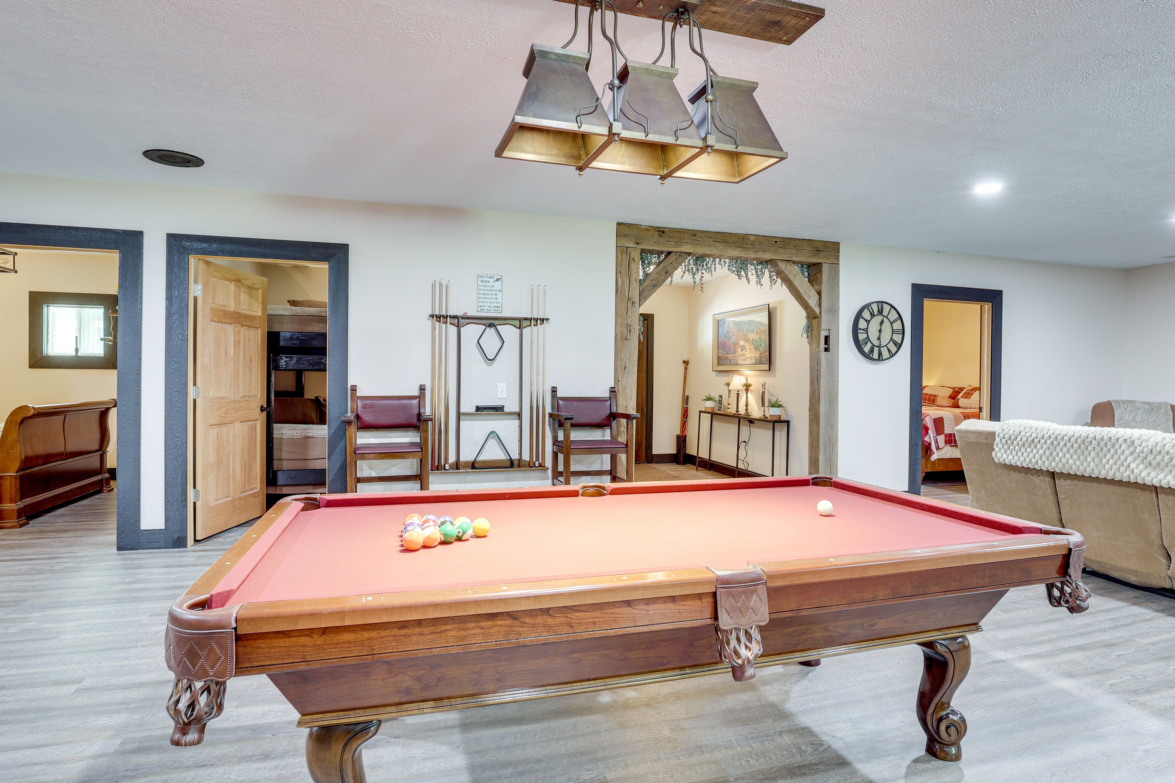 Single-Story Home | Billiards Table