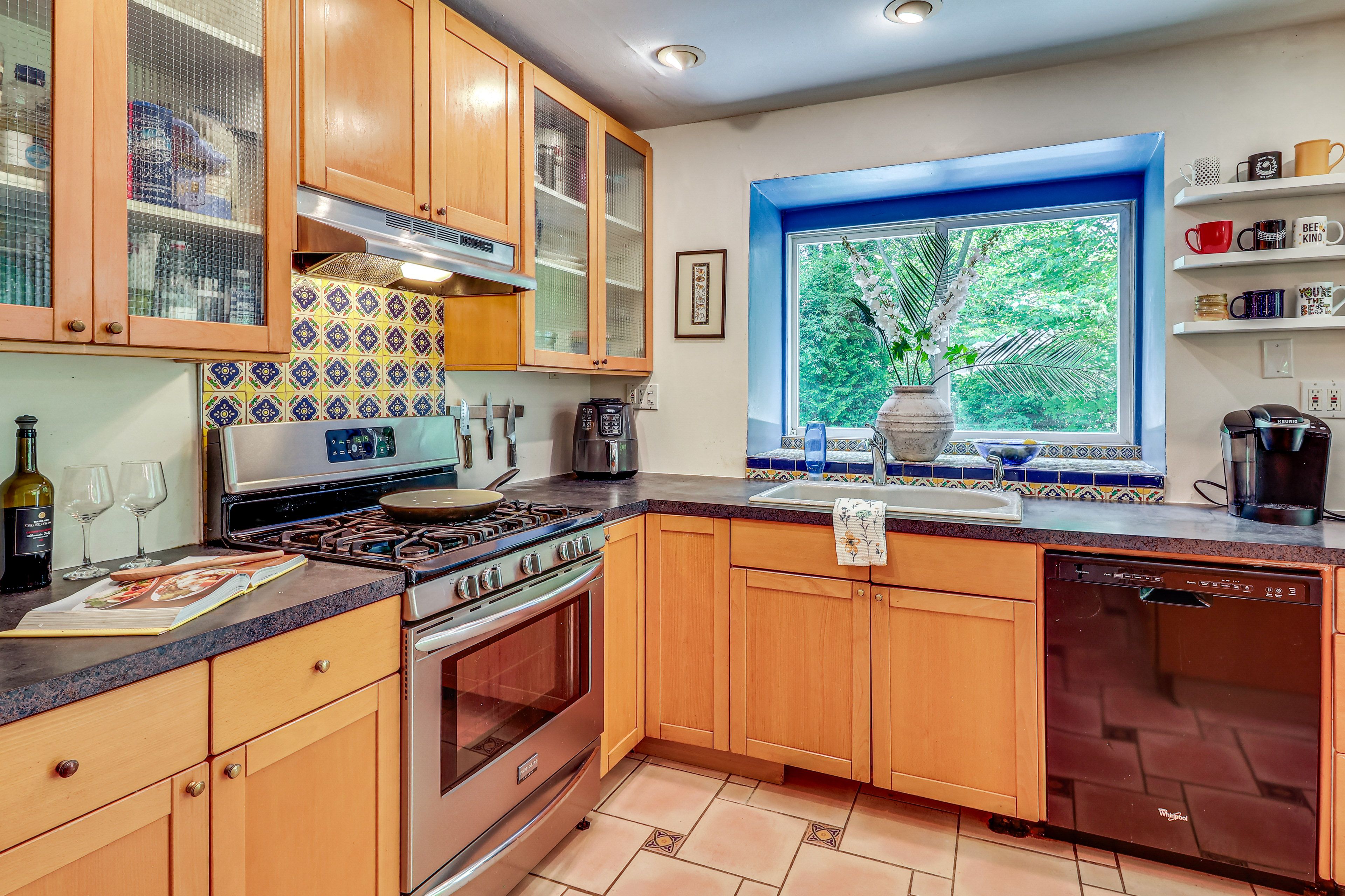 Kitchen | Main Level | Keurig Coffee Maker | Air Fryer | Cooking Basics