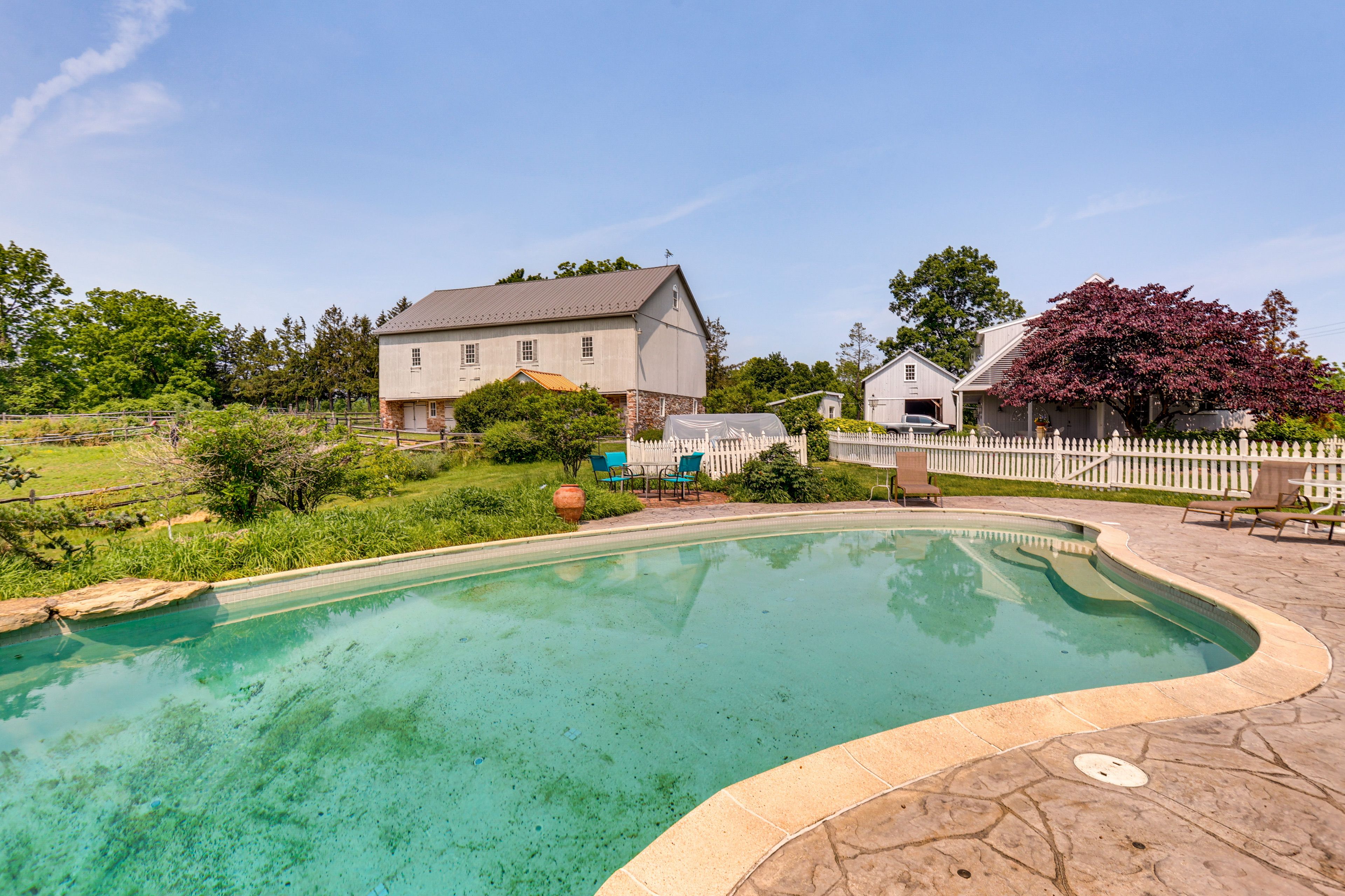 Private Outdoor Pool (Not Heated, Depth 3'-8')