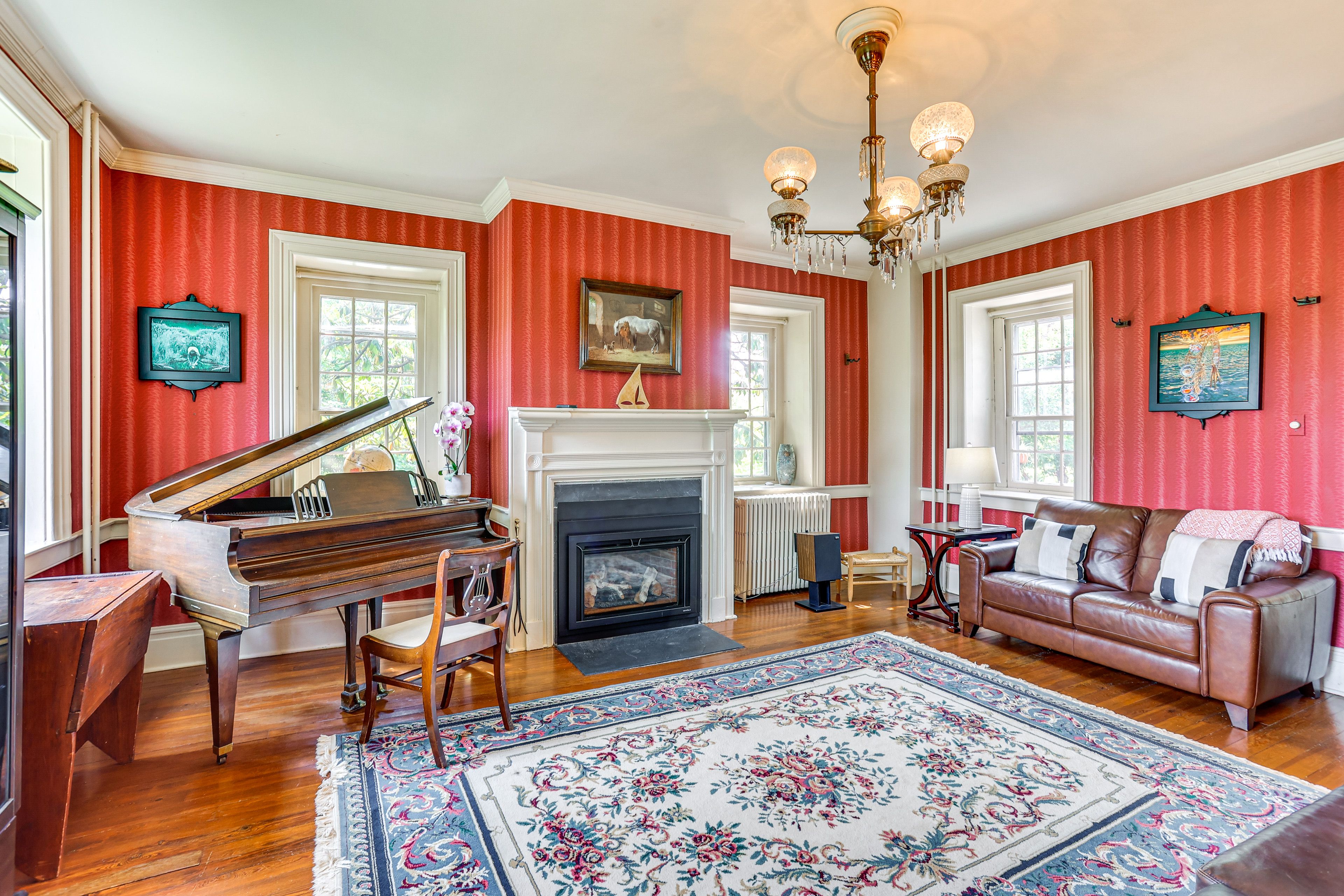 Parlor | Piano | Central A/C & Heating