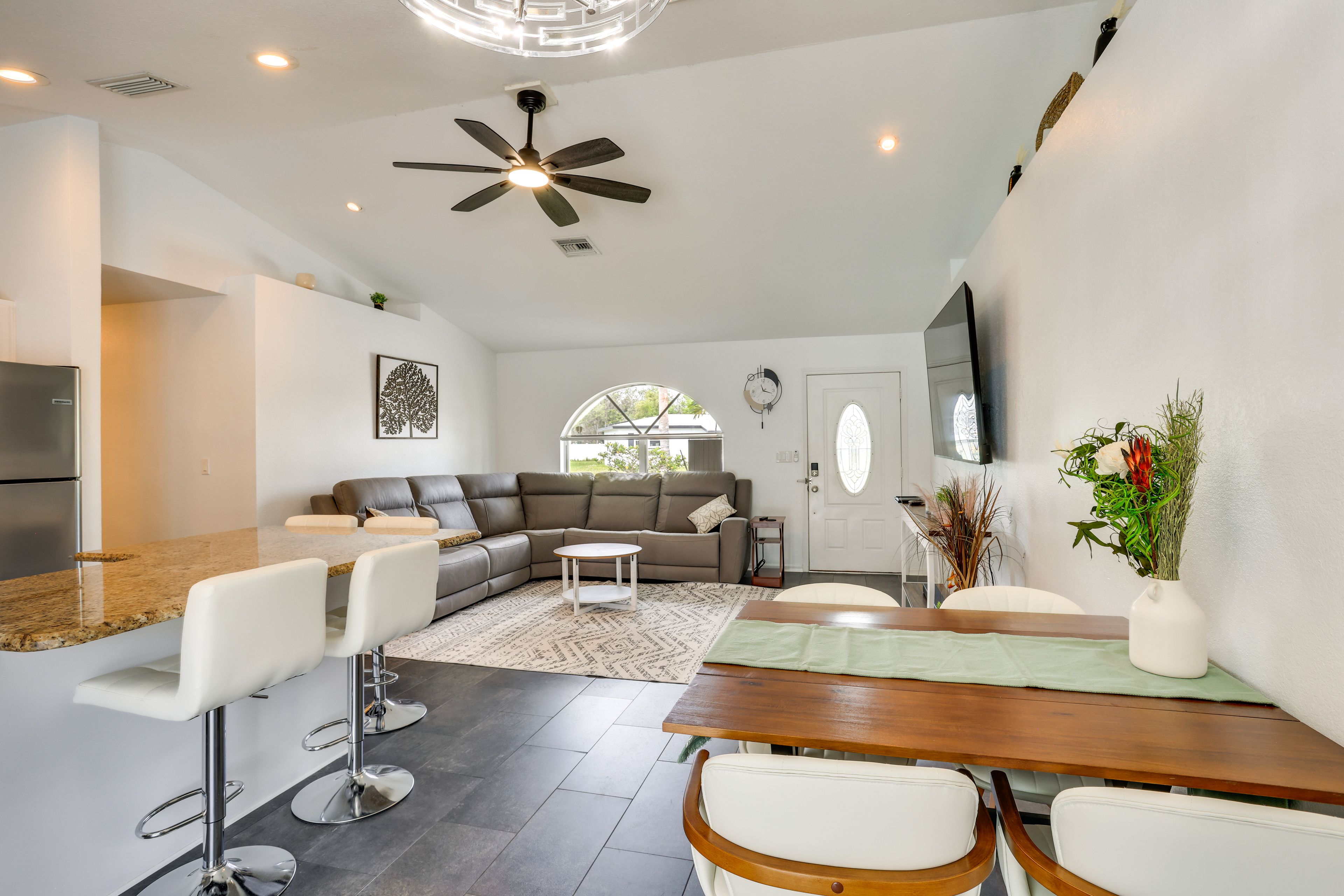 Property Interior | Single-Story Home | Free WiFi | Central A/C & Heating