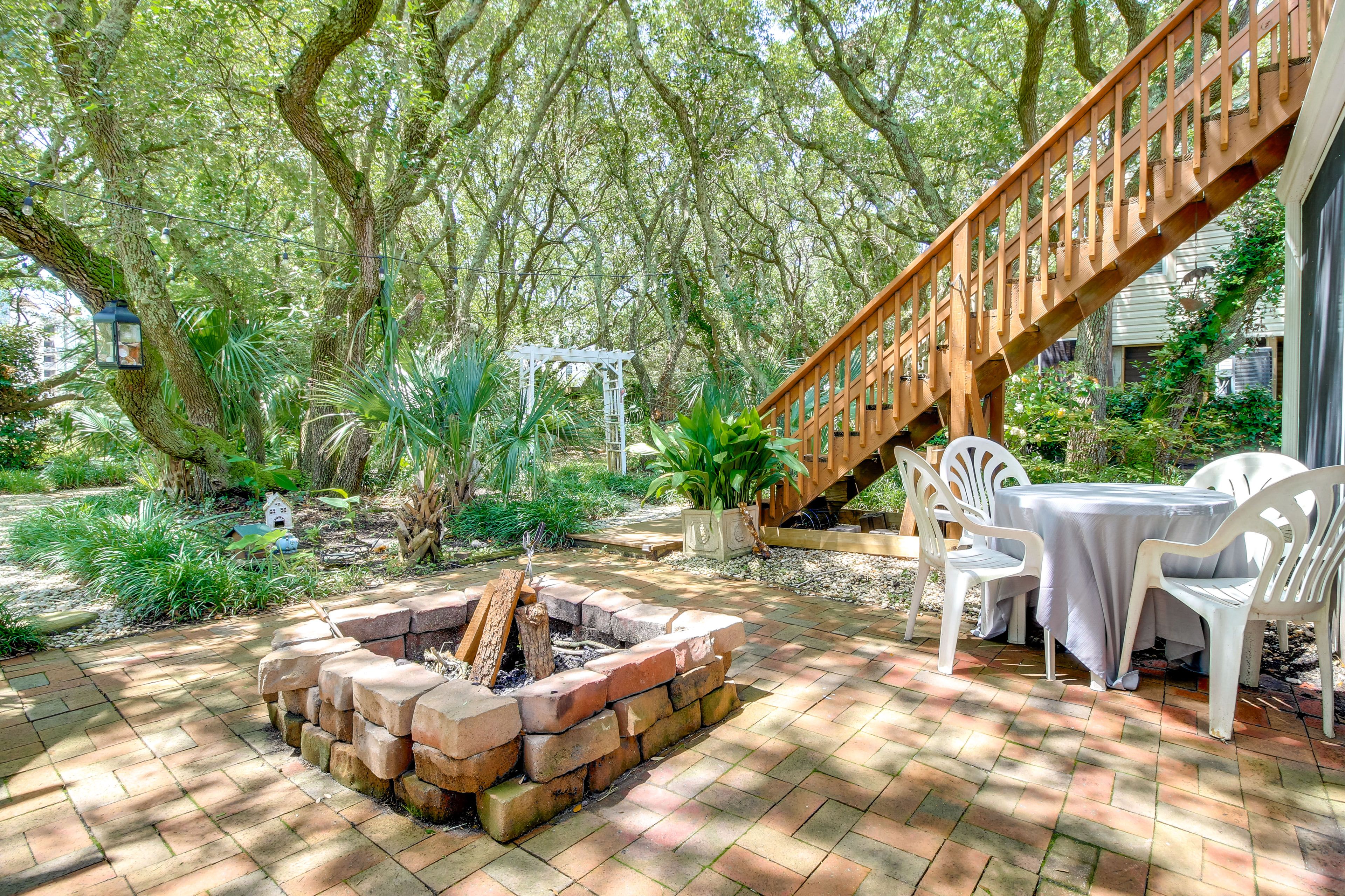 Wood-Burning Fire Pit