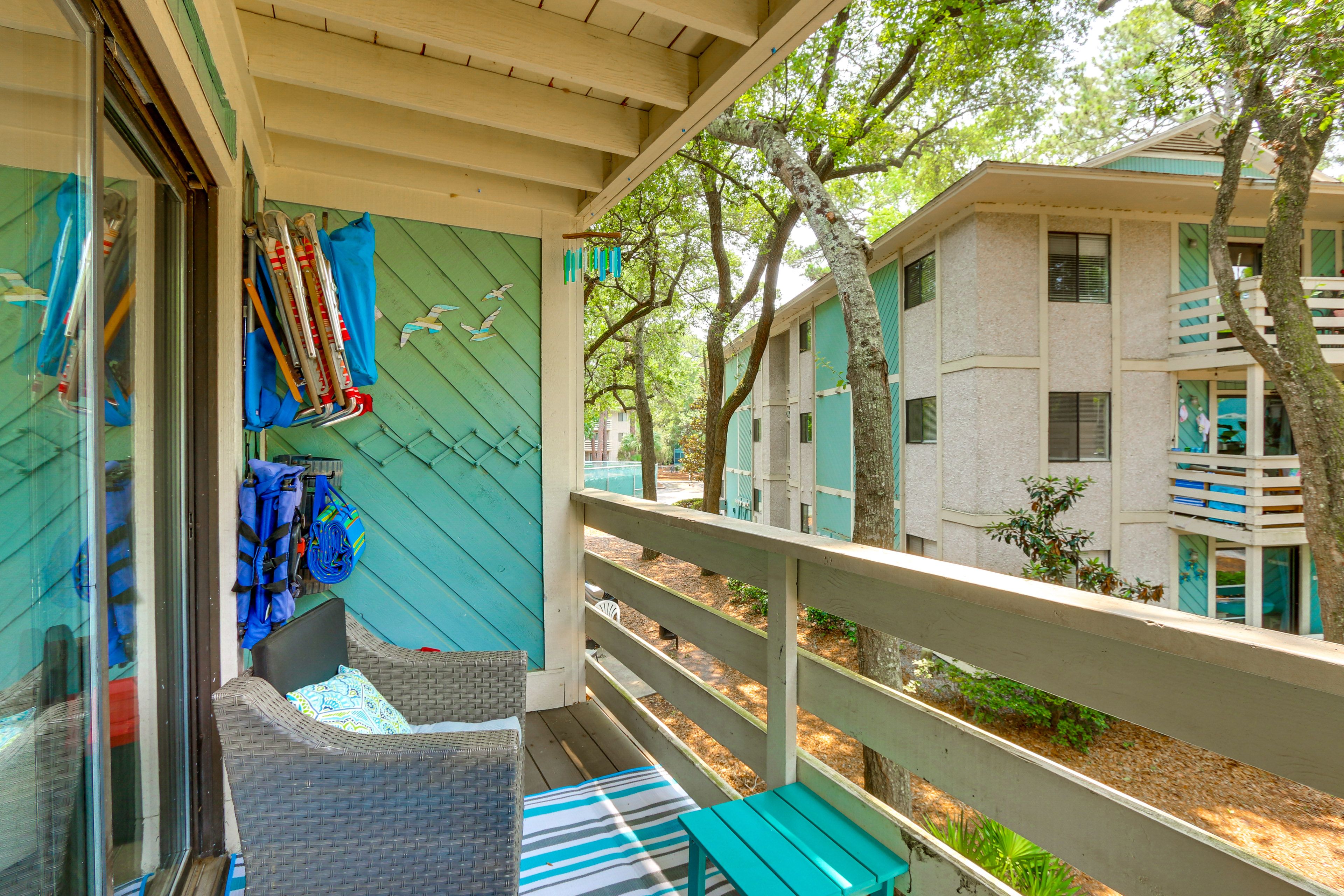 Private Balcony | Short Walk to Private Community Beach Access