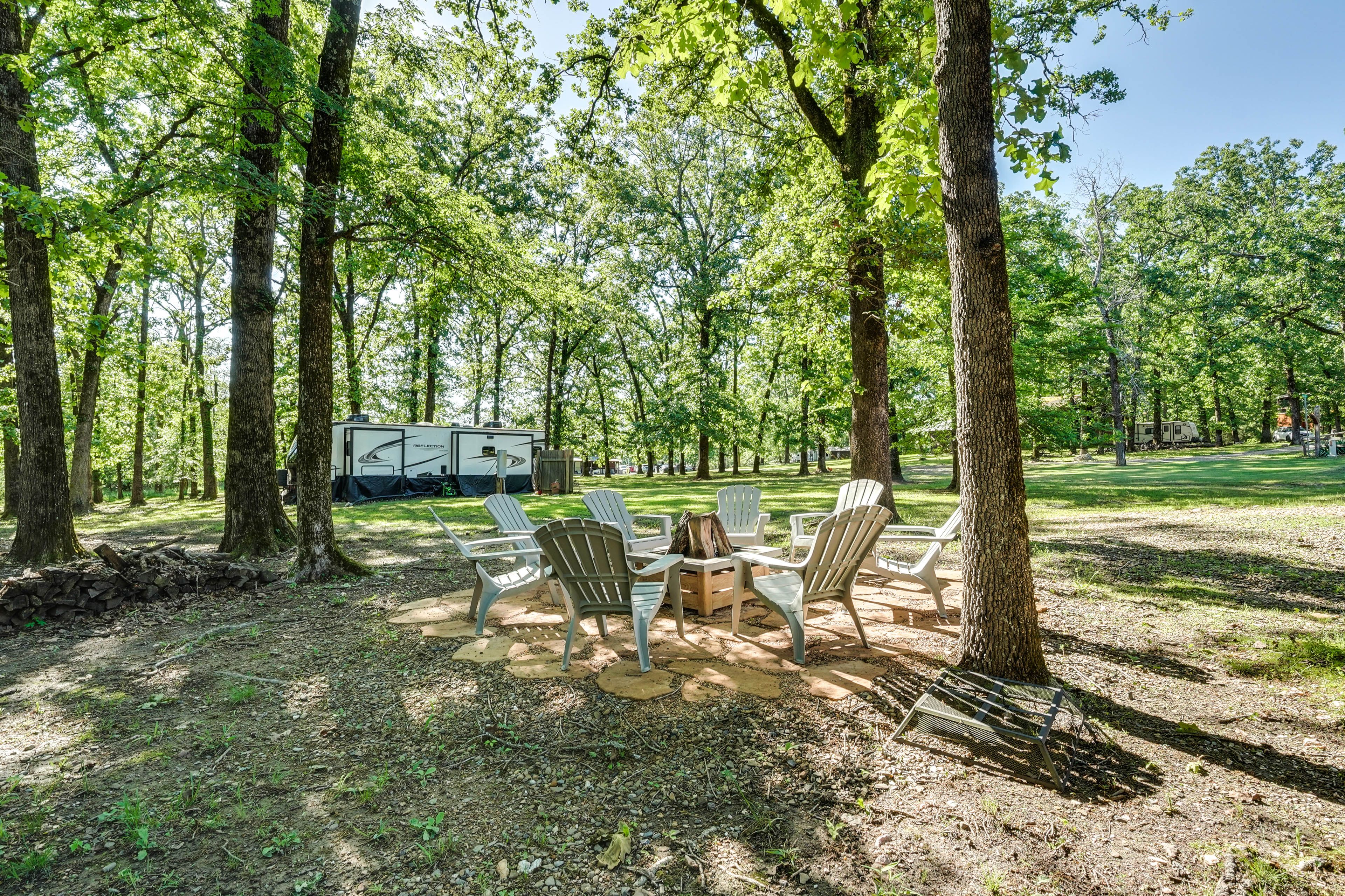 Private Backyard Area | Fire Pit