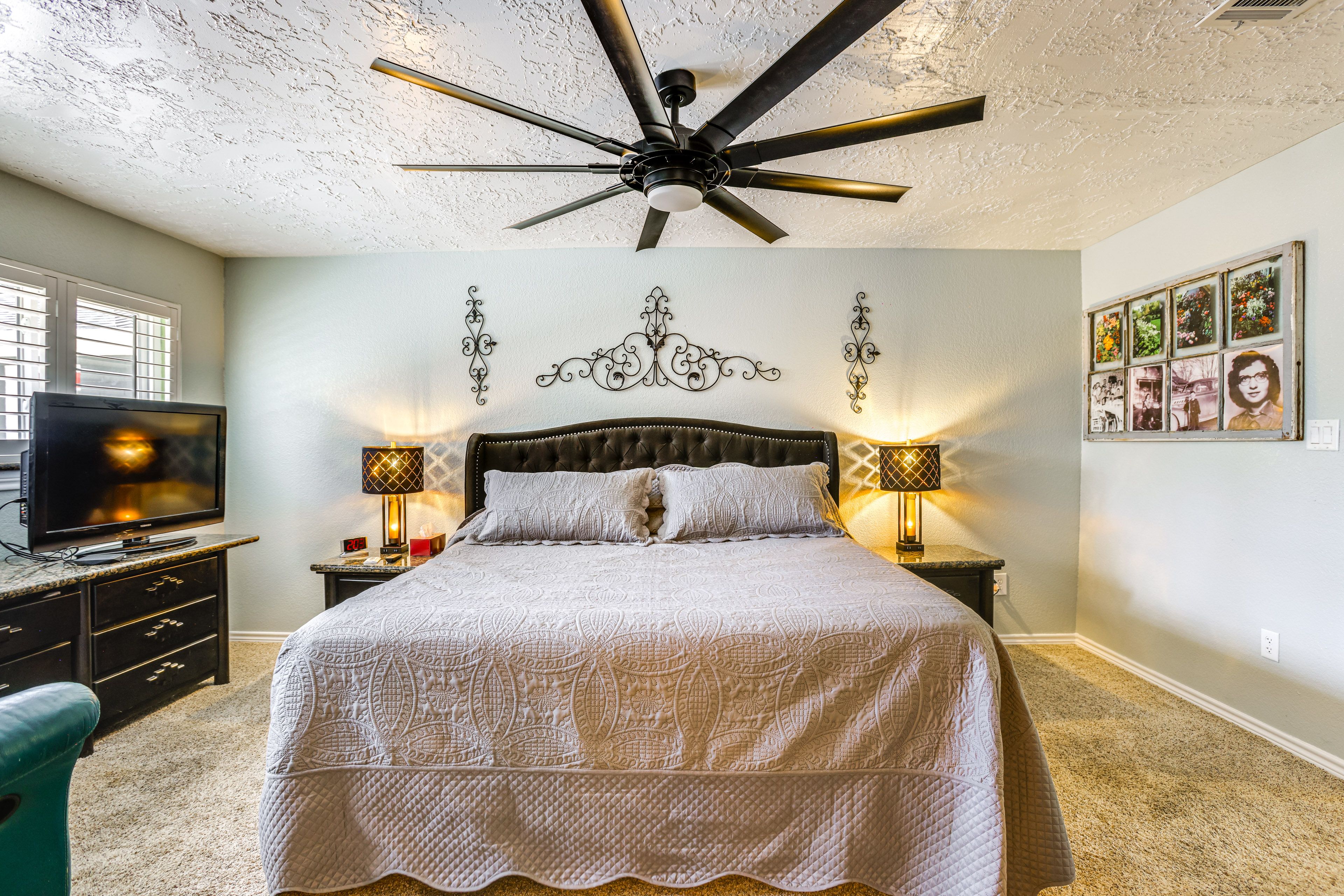 Bedroom 1 | King Bed | Linens Provided | Flat-Screen TV