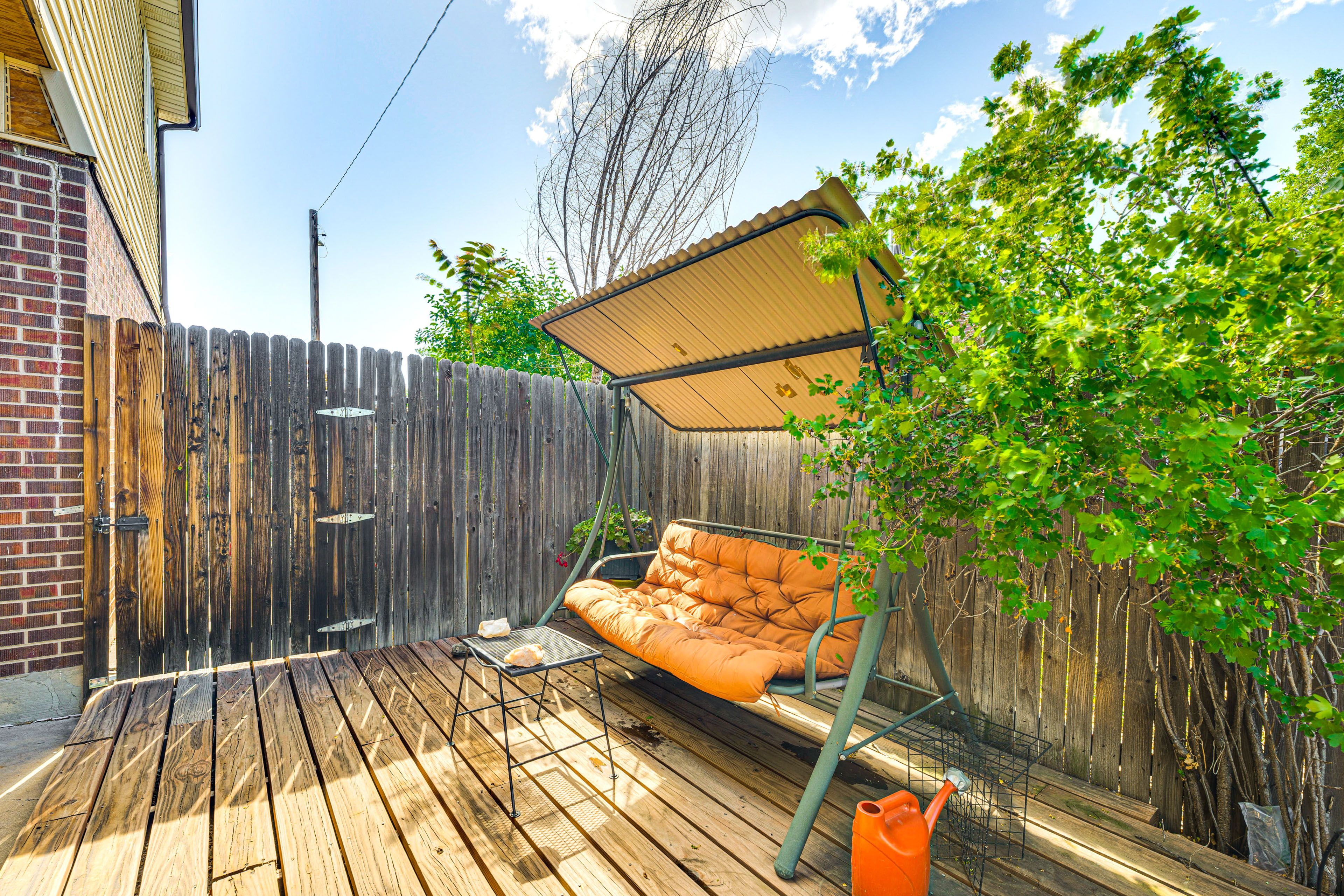 Deck | Gas Grill | Bench Swing