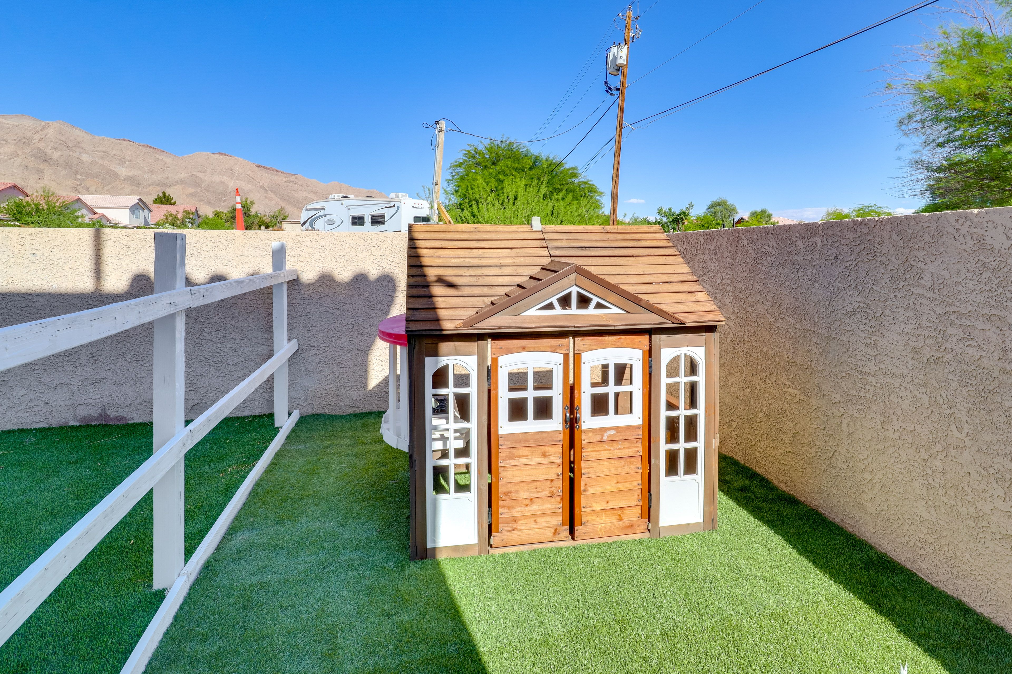 Fenced Backyard