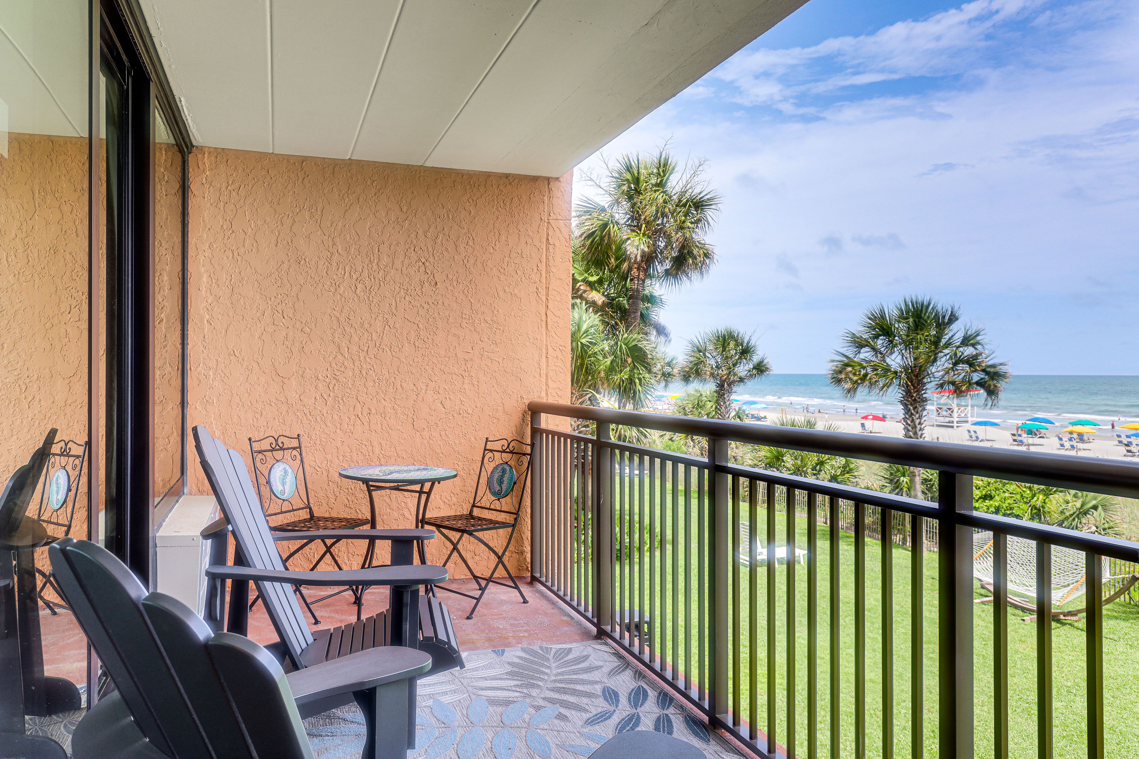 Private Balcony | Ocean & Beach View | 4 Mi to Broadway at the Beach