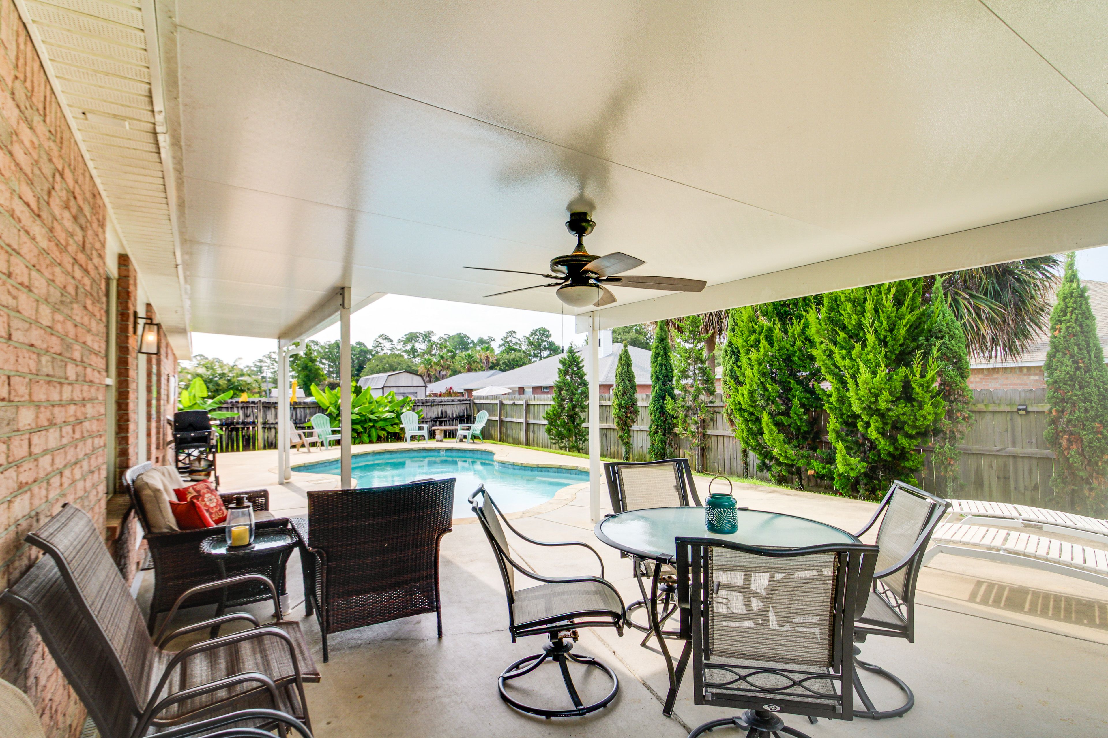Covered Patio | Gas Grill | Private Pool