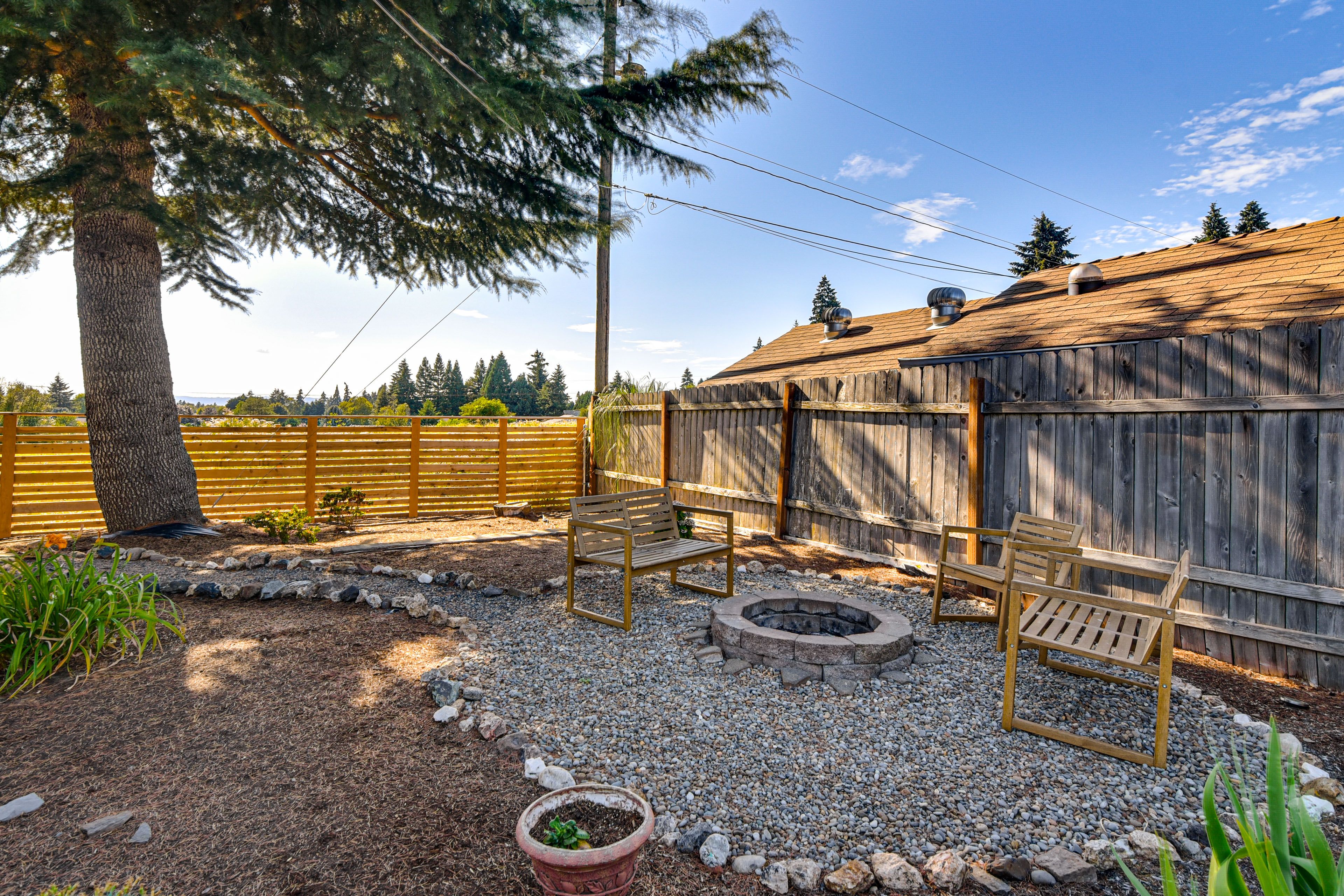 Private Fire Pit Area