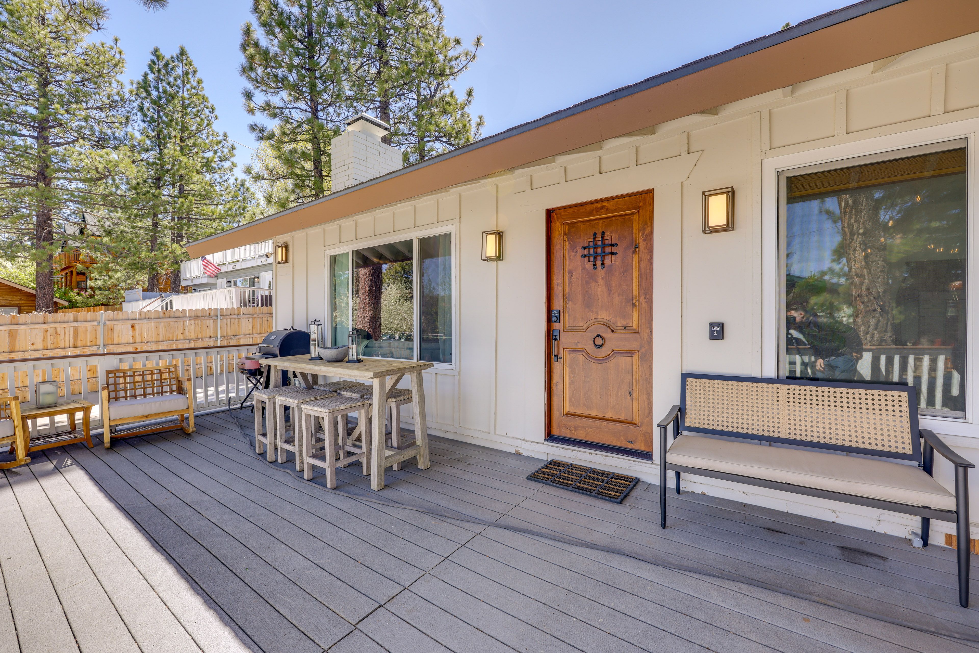 Furnished Deck | Charcoal Grill | Electric Grill