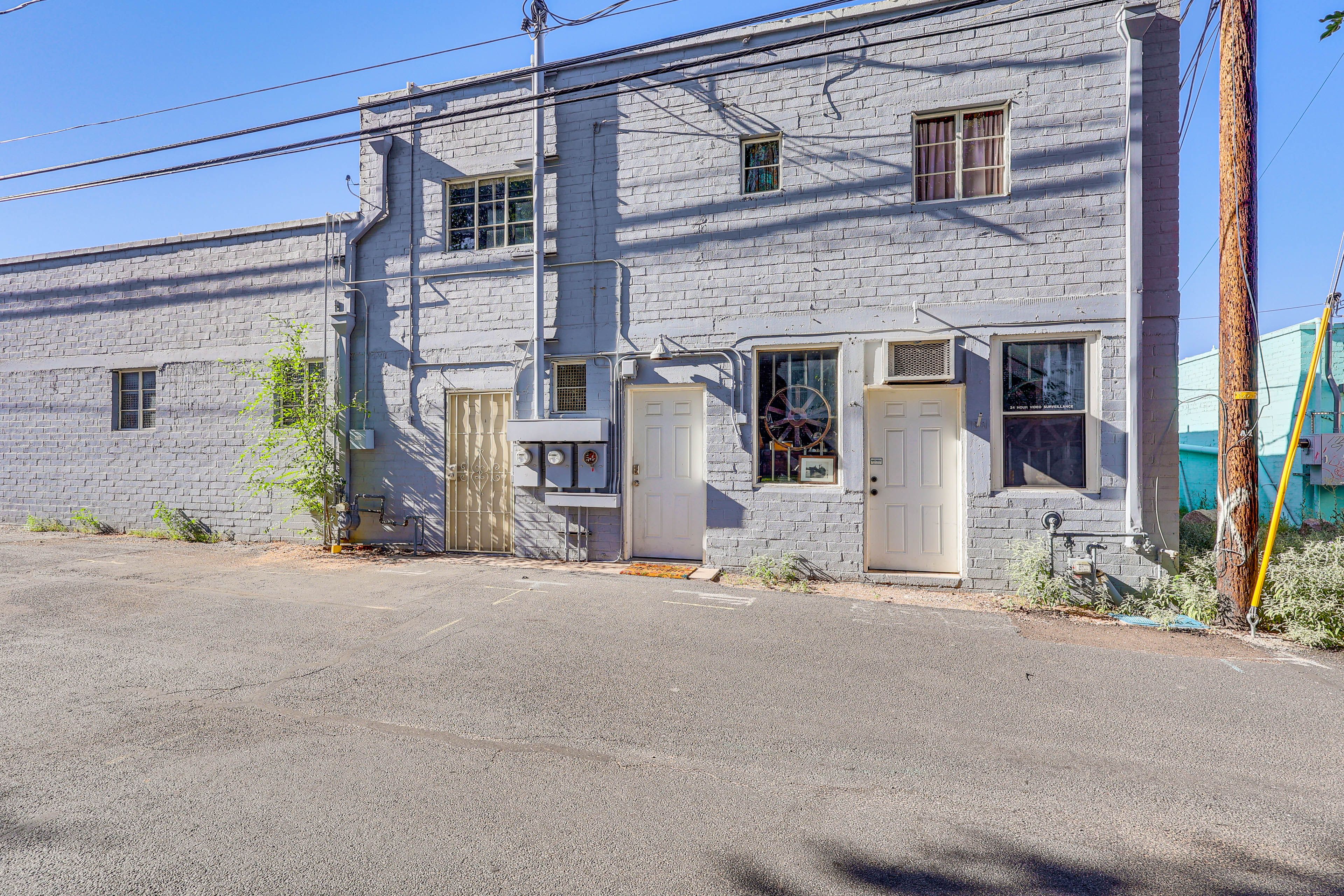 Property Exterior | Dedicated Space (1 Vehicle) | Public Areas & Street Parking