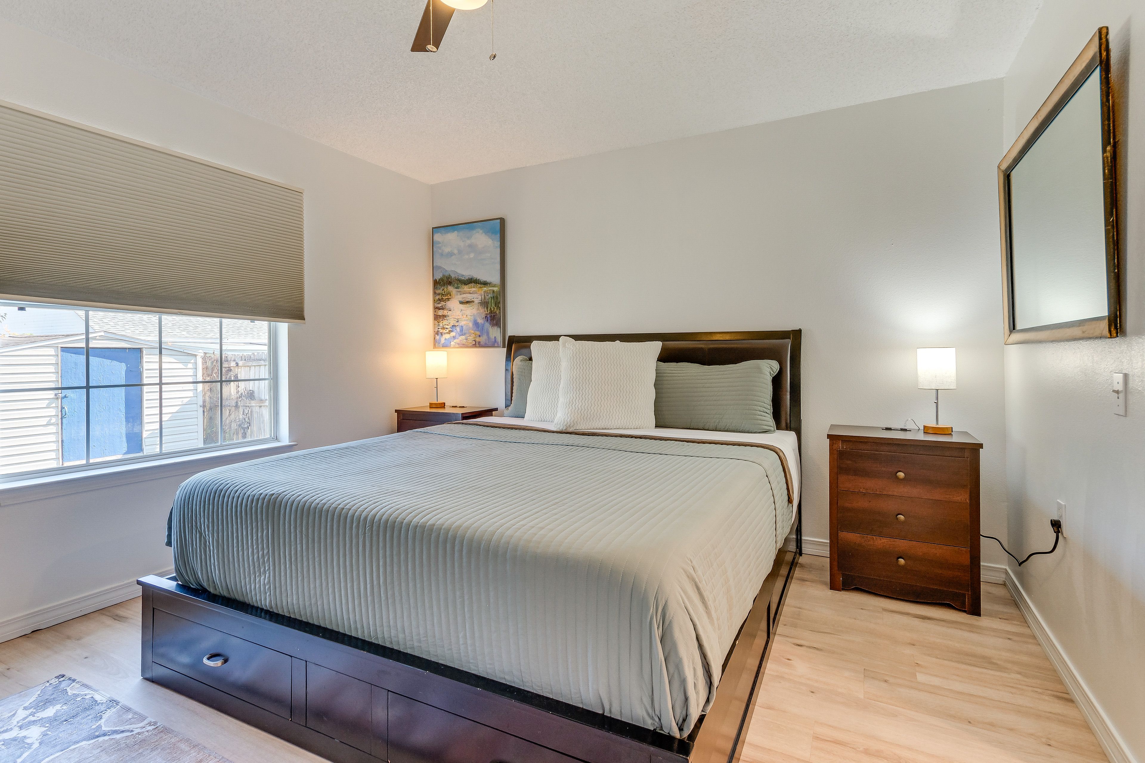 Bedroom 1 | California King Bed | Linens Provided | Smart TV