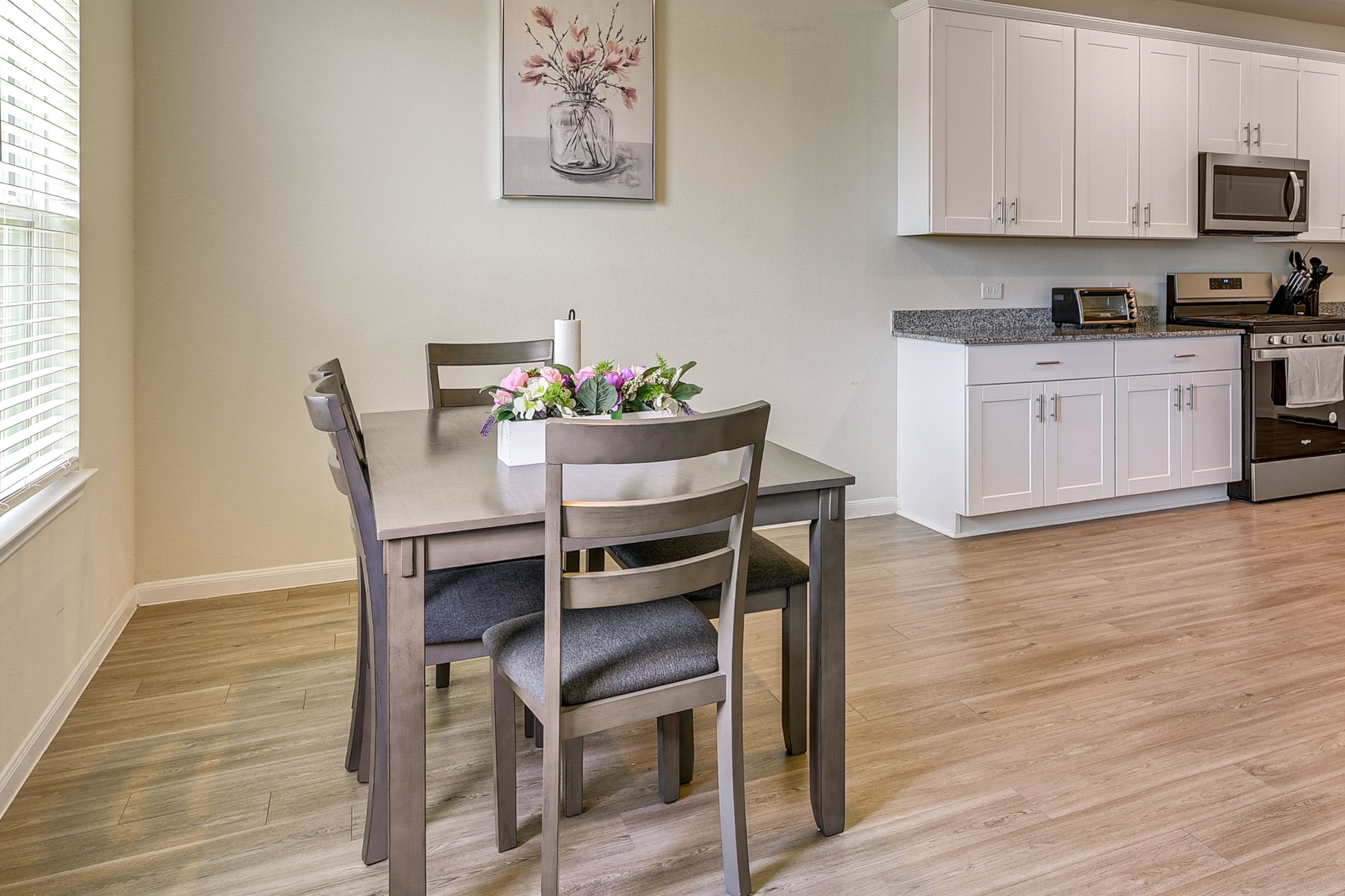 Dining Area | Dishware & Flatware | 1st Floor