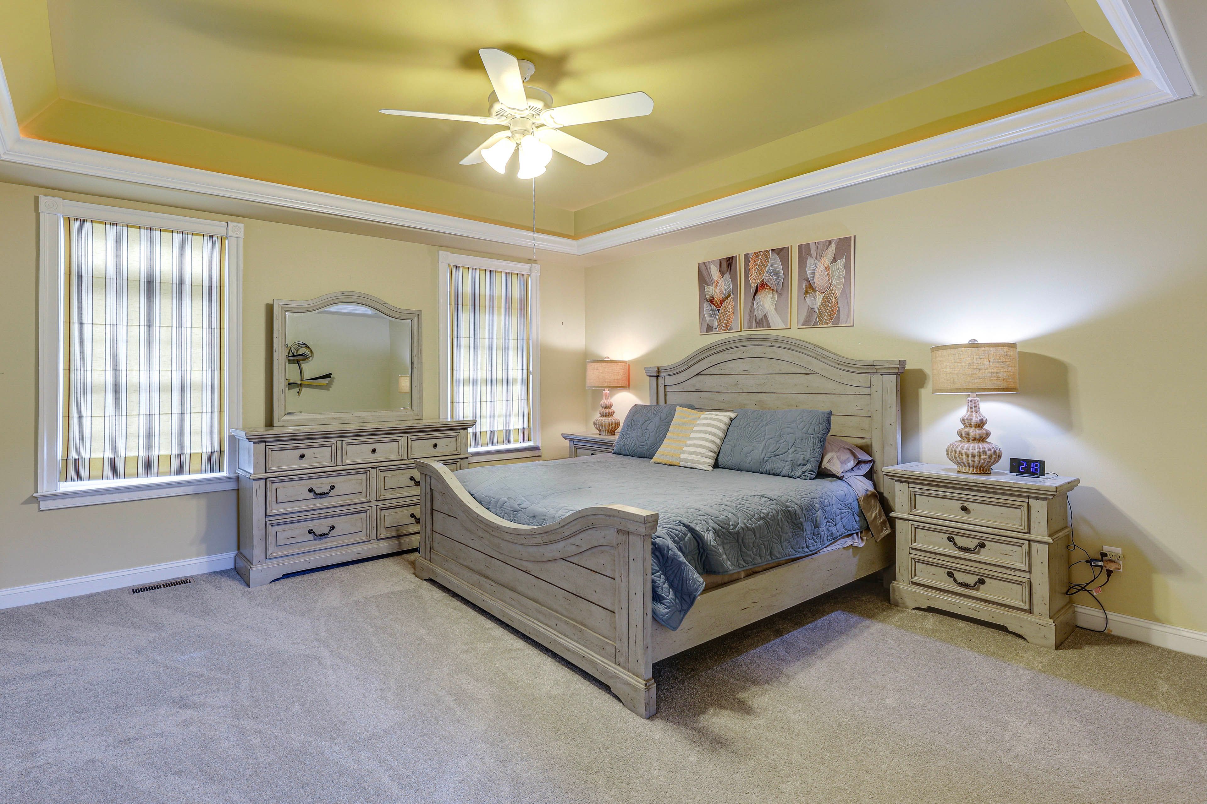 Bedroom 1 | 1st Floor | King Bed | Linens Provided