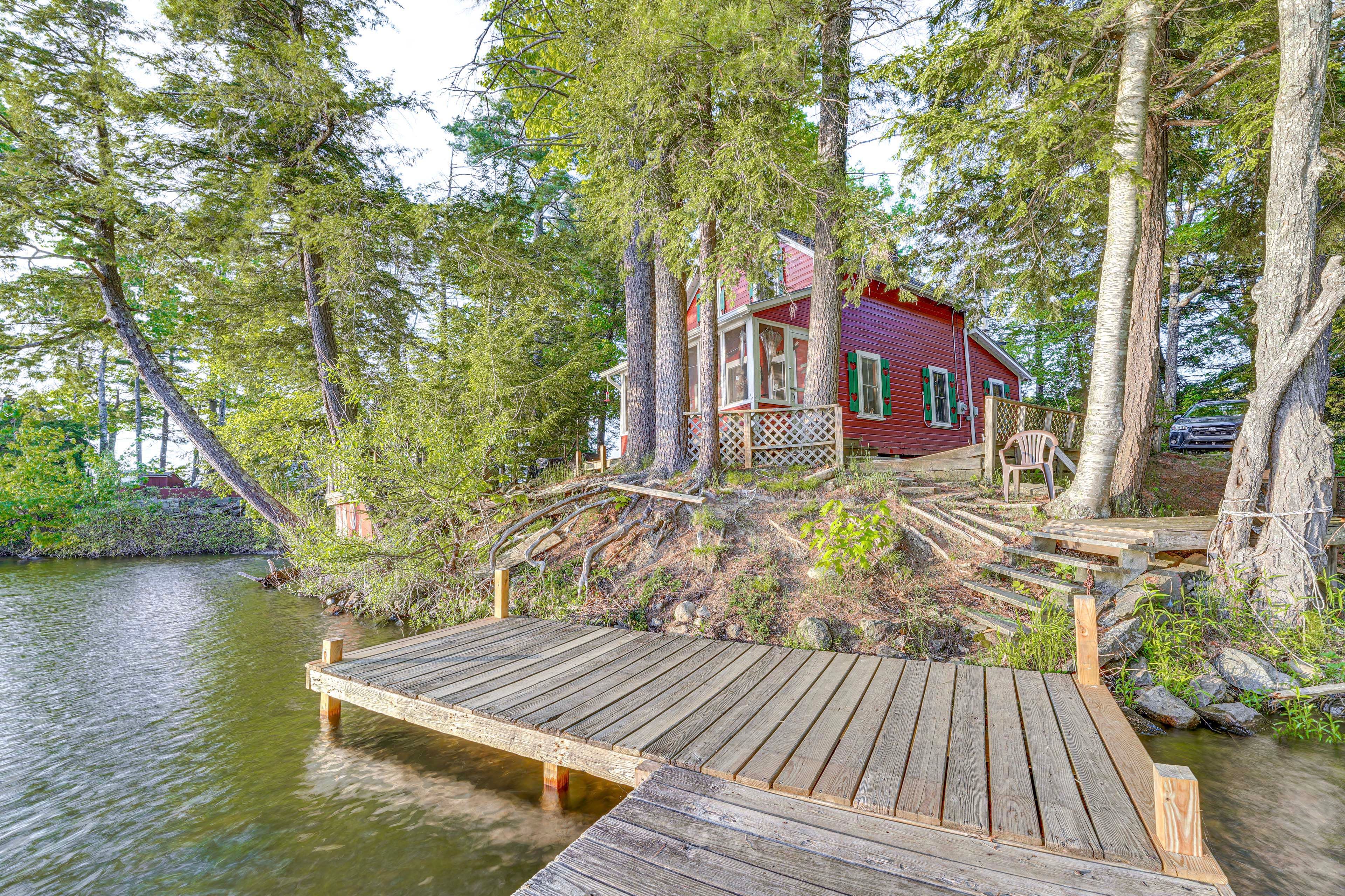 Webber Pond Access | Small Boat Dock w/ Slip (25' Boat Max)