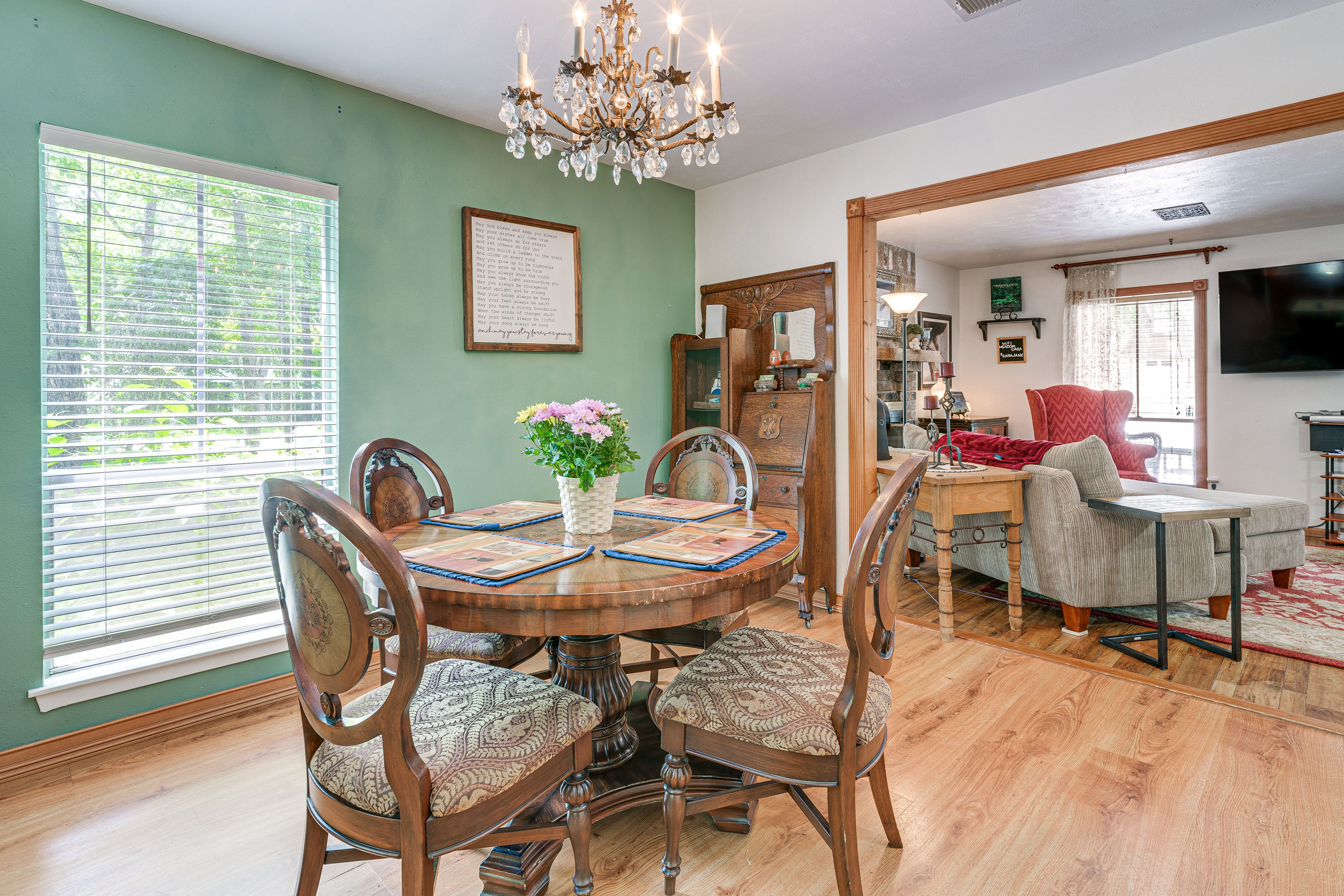 Dining Area | 1st Floor | Dishware & Flatware Provided
