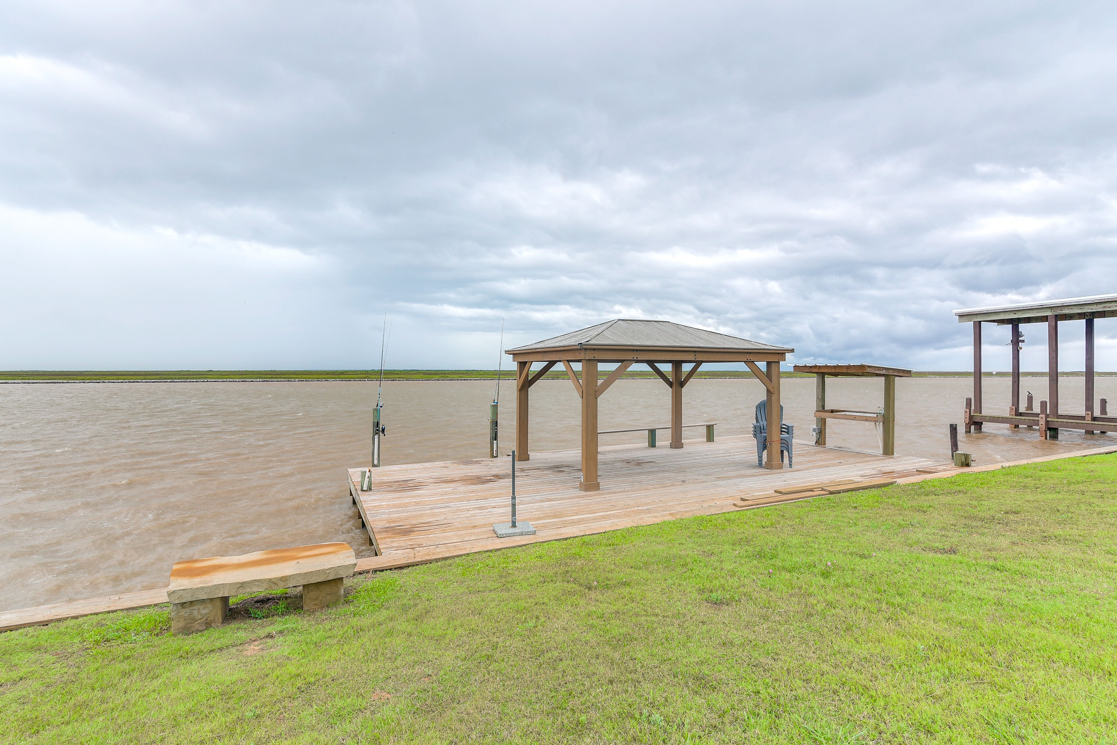 Fishing Dock | Gazebo | Fishing Cleaning Station | Outdoor Seating